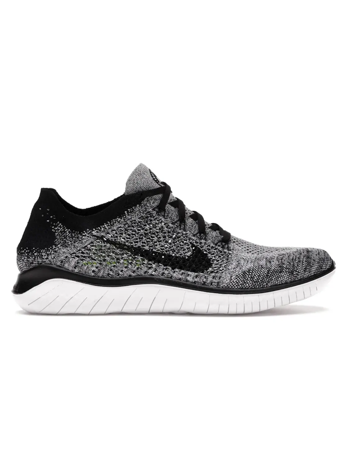 Мужские кроссовки для бега Nike Free RN Flyknit 2018 — изображение 1 из 4, белый/черный