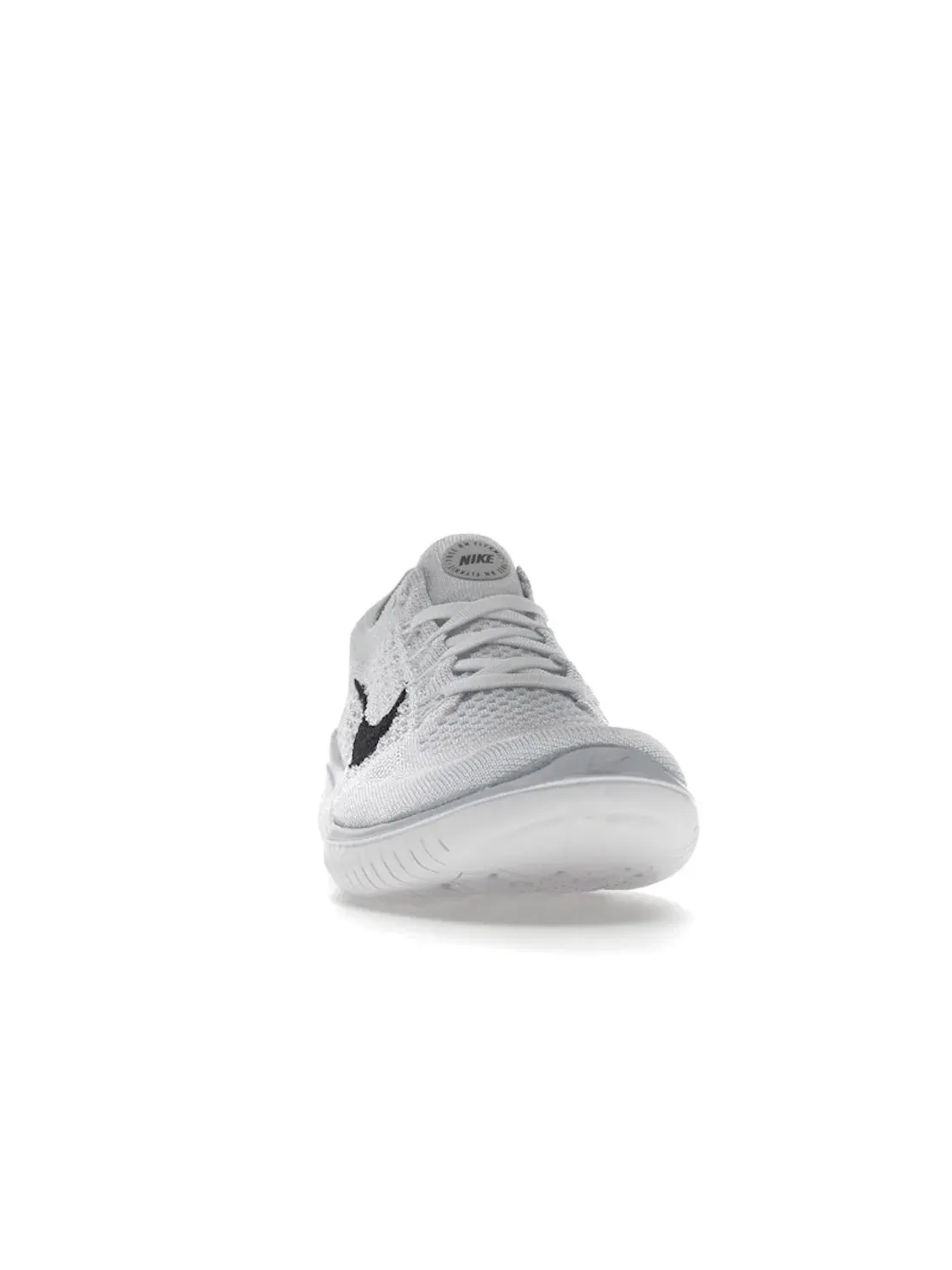 Женские кроссовки для бега Nike Free RN Flyknit 2018 — изображение 2 из 4, белый/черный-платиновый