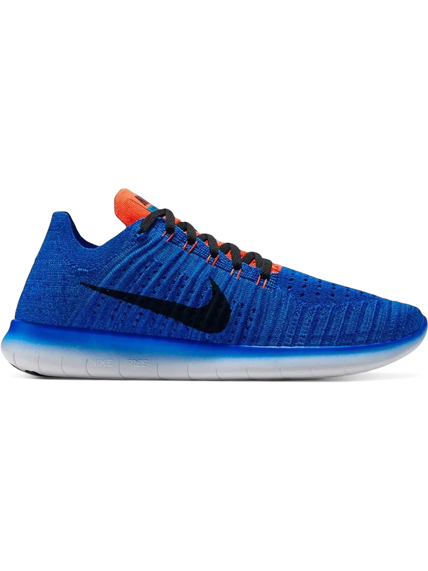 Мужские кроссовки для повседневной носки Nike Free RN Flyknit Nike — изображение 1 из 1, синий/черный//синий