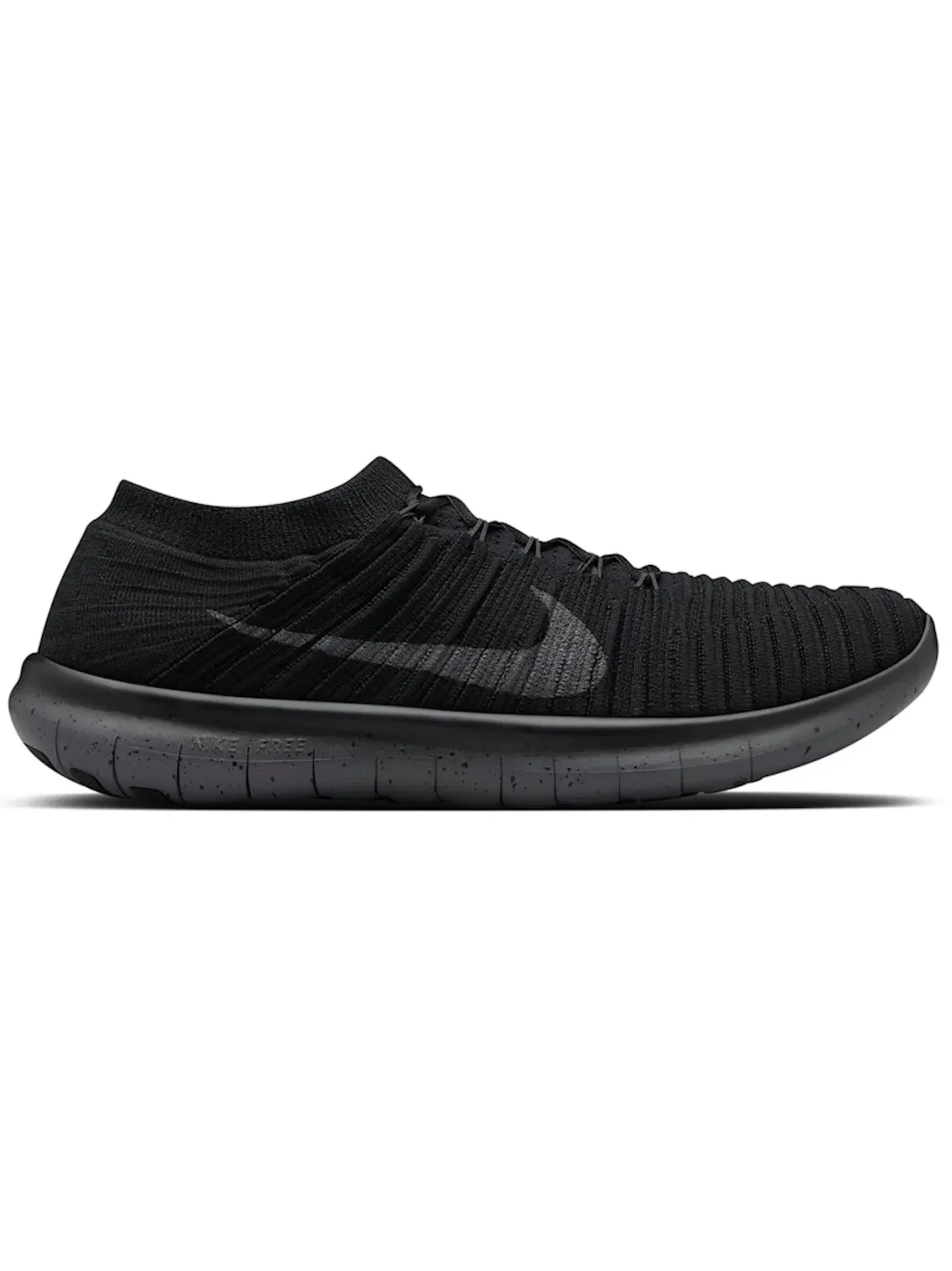 Мужские кроссовки Lifestyle Nike Free RN Motion Flyknit Nike — изображение 1 из 1, черный/темный серый