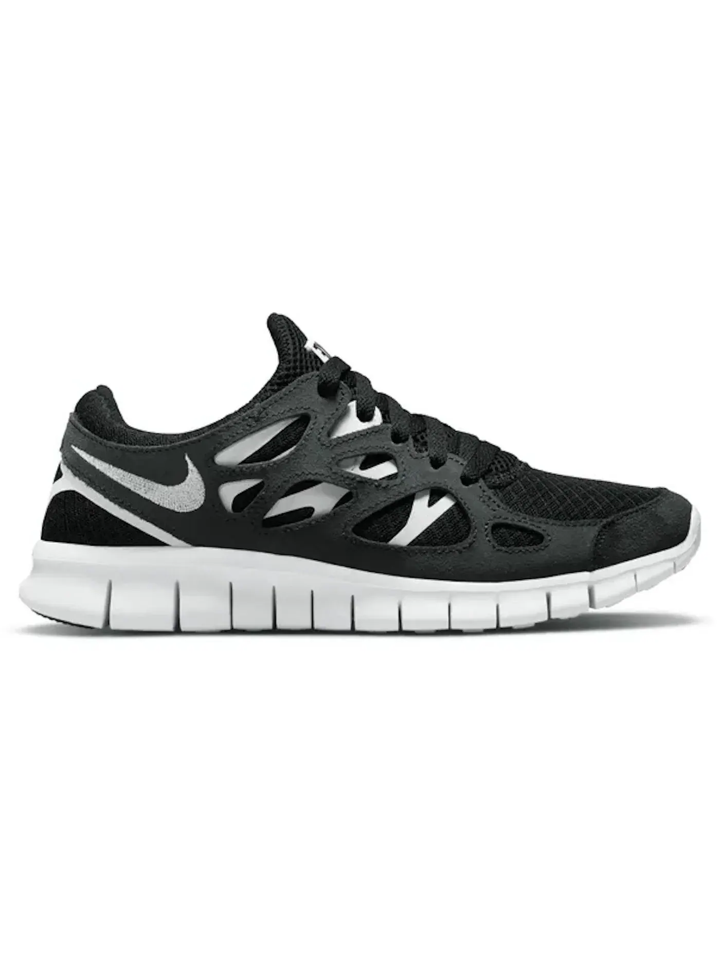 Женские кроссовки Lifestyle Nike Free Run 2 — изображение 1 из 1, черный/черный/белый