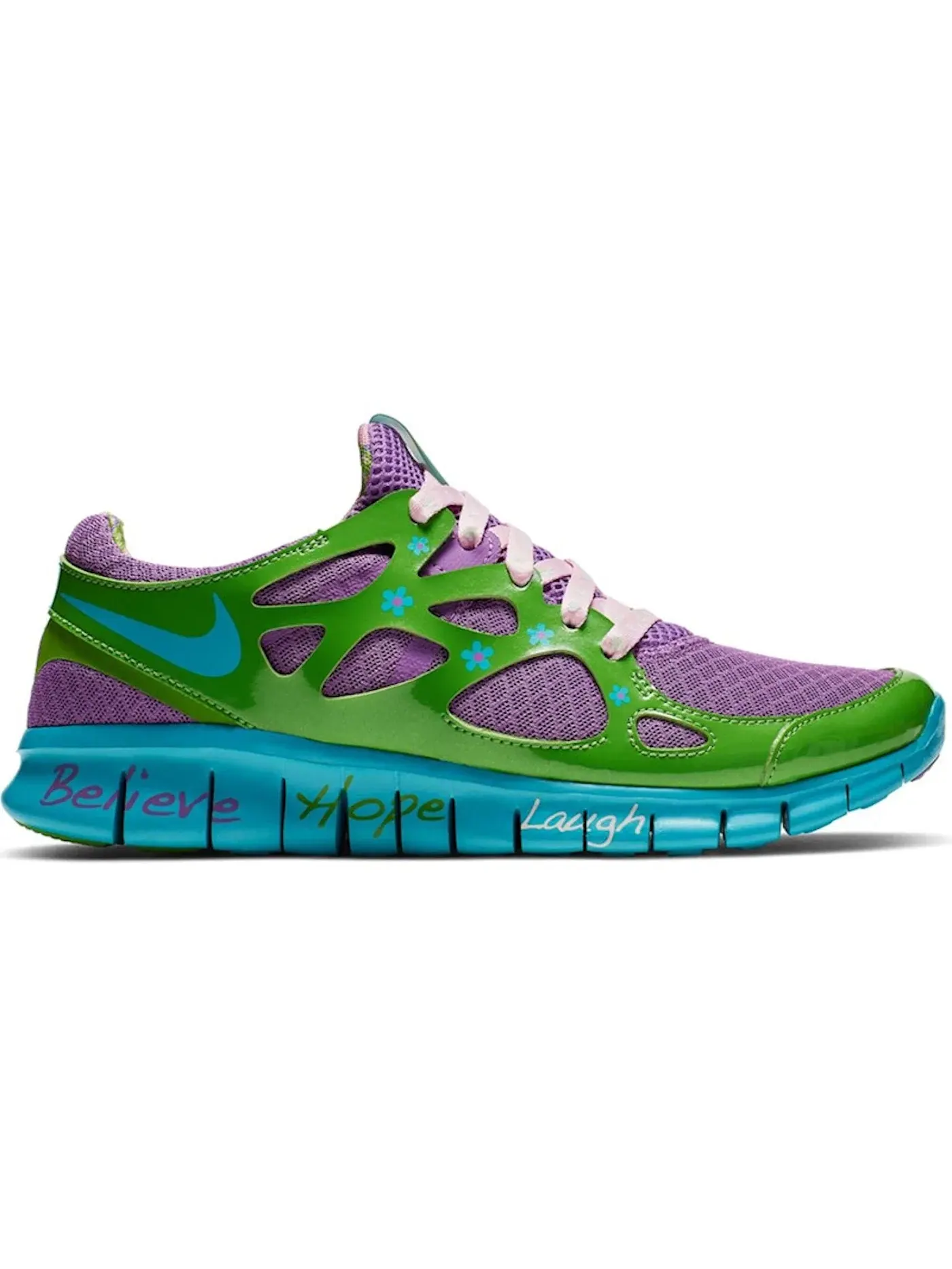 Женские кроссовки с принтом Nike Free Run+ 2 Nike — изображение 1 из 2