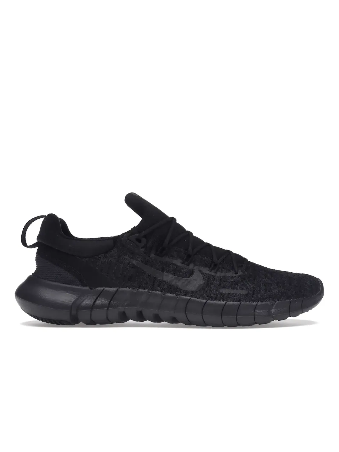 Мужские кроссовки с легким дизайном Nike Free Run 5.0 Nike — изображение 1 из 4, черный/черный/черный