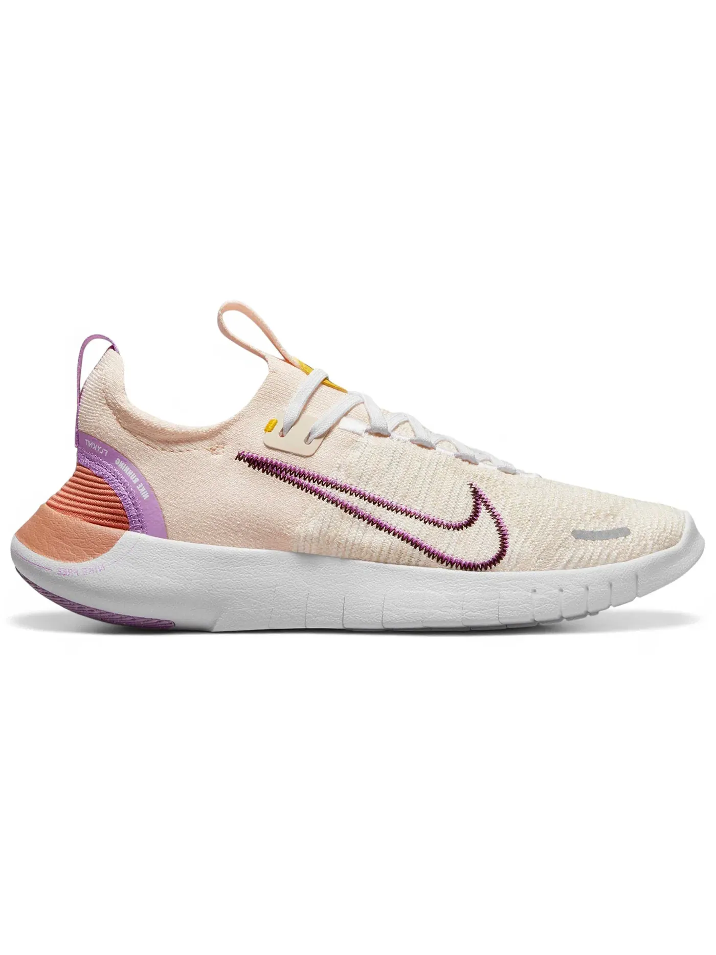 Женские кроссовки с длинным шнурком Nike Free Run FK Next Nature, Guava Ice/Earth-Sulphur — изображение 1 из 1