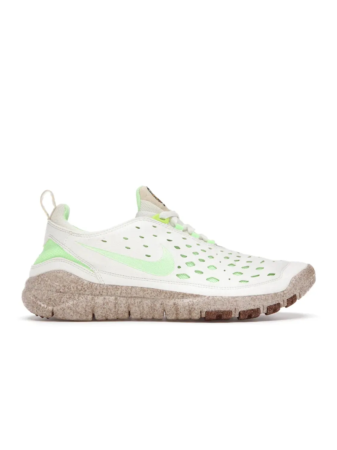 Мужские кроссовки с принтом Nike Free Run Trail Nike, Coconut Milk Lime Glow — изображение 1 из 4