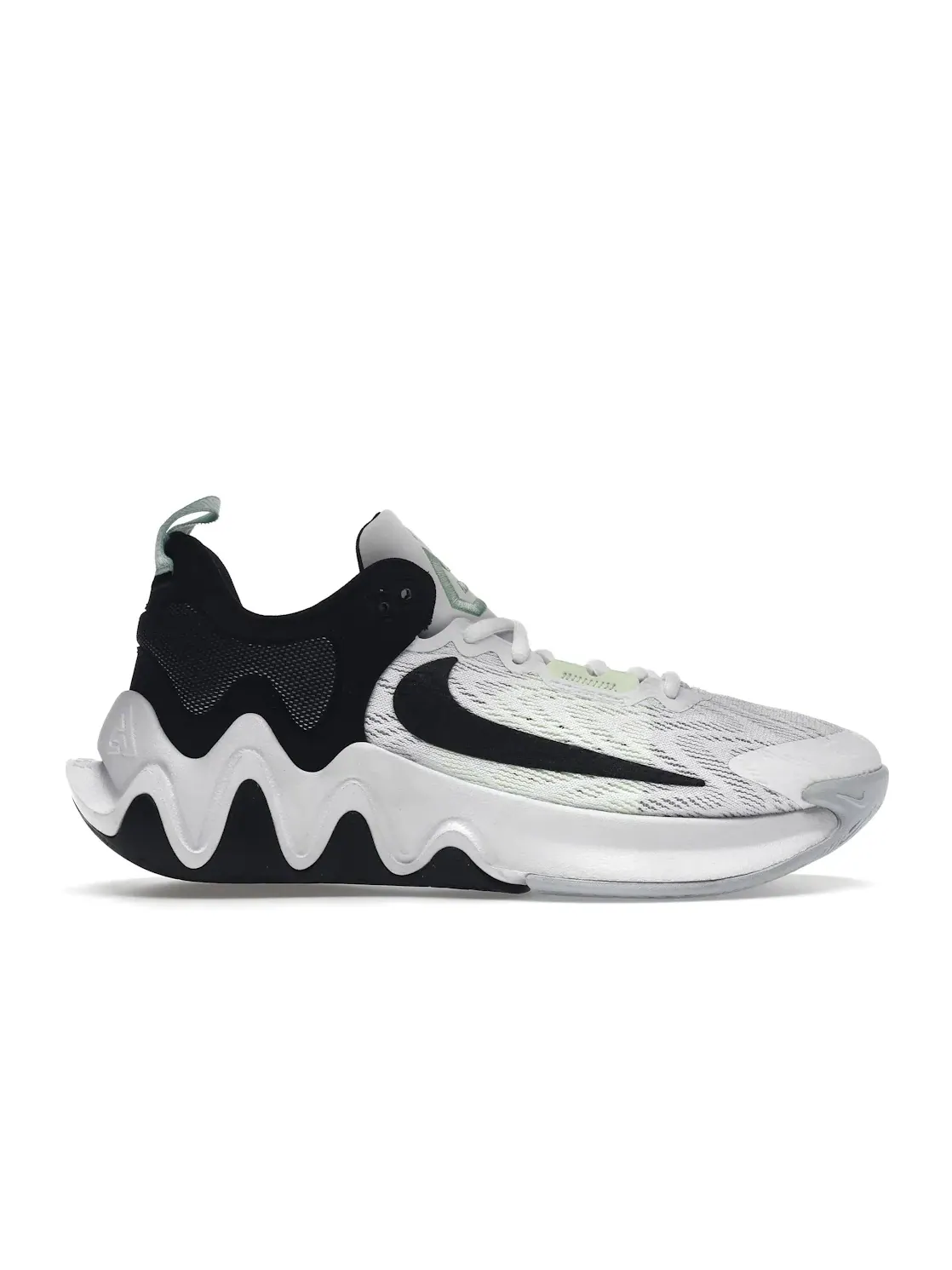 Мужские кроссовки с волновым дизайном Nike Giannis Immortality 2 Nike — изображение 1 из 4, белый/черный//серый