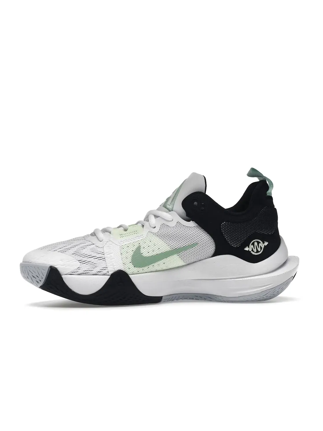 Мужские кроссовки с волновым дизайном Nike Giannis Immortality 2 Nike — изображение 3 из 4, белый/черный//серый