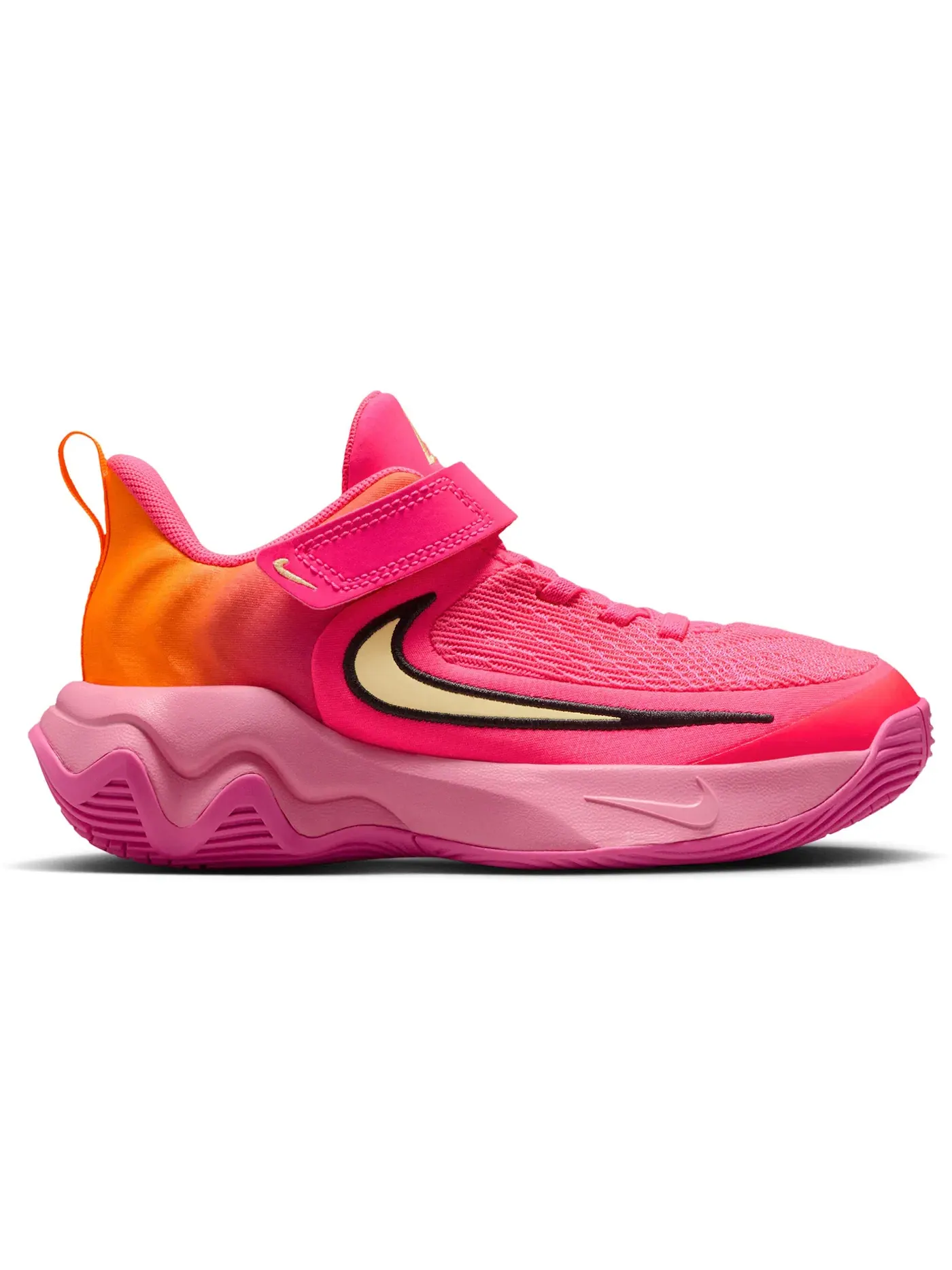 Детские кроссовки для мальчиков с принтом Nike Giannis Immortality 4 Nike — изображение 1 из 1, розовый//оранжевый