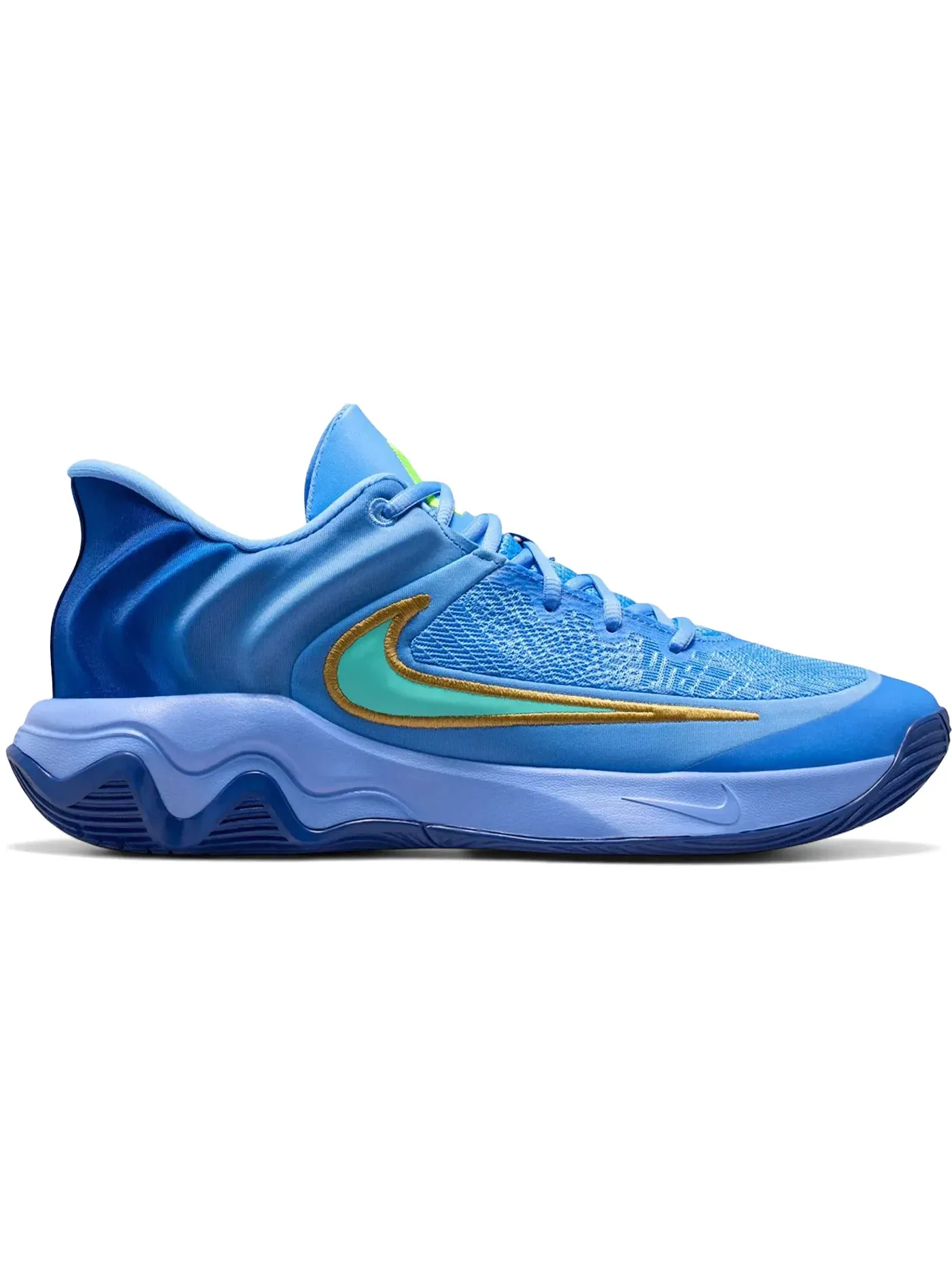 Мужские кроссовки для баскетбола Nike Giannis Immortality 4, Royal Pulse/Deep Royal/Volt/Hyper Turquoise — изображение 1 из 1