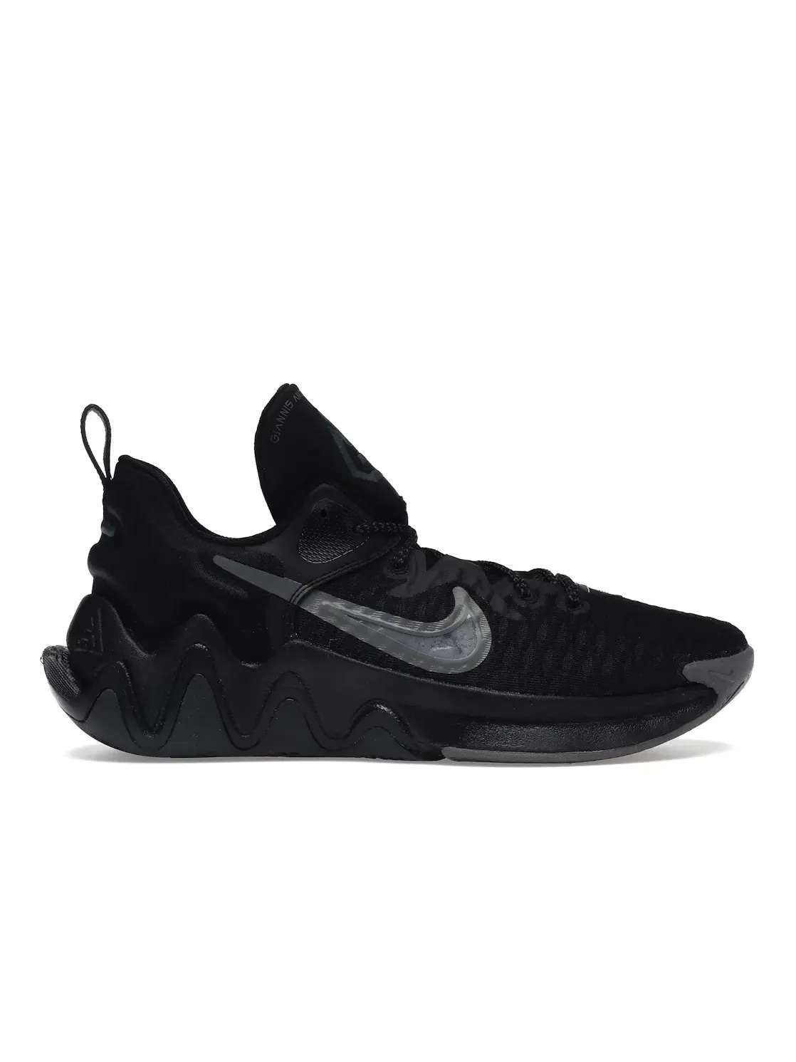 Мужские кроссовки с сетчатым верхом Nike Giannis Immortality Nike — изображение 1 из 4, черный//серый/прозрачный