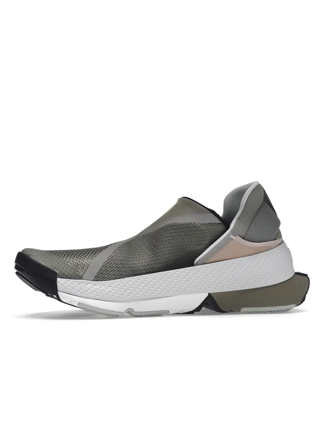 Мужские кроссовки Lifestyle с бесшнуровочной системой Nike Go FlyEase Nike — изображение 3 из 4, светлый/черный/белый