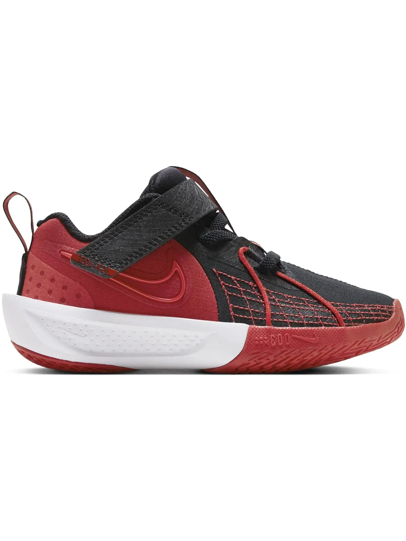 Детские кроссовки для баскетбола Nike GT Cut 3 — изображение 1 из 1, черный/белый/красный