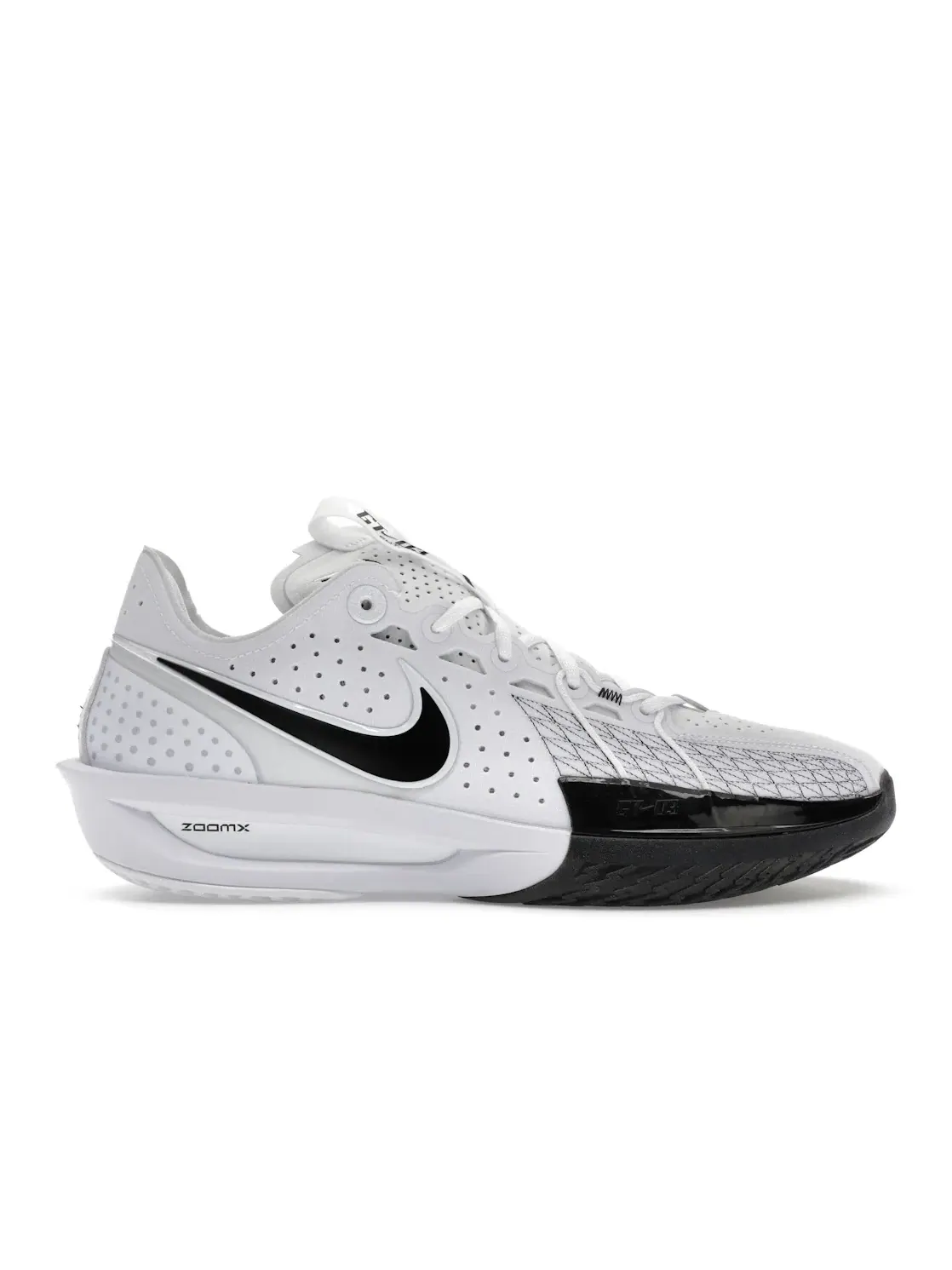 Мужские кроссовки для баскетбола с технологией Zoom Air Nike Air Zoom GT Cut 3 — изображение 1 из 4, белый/черный