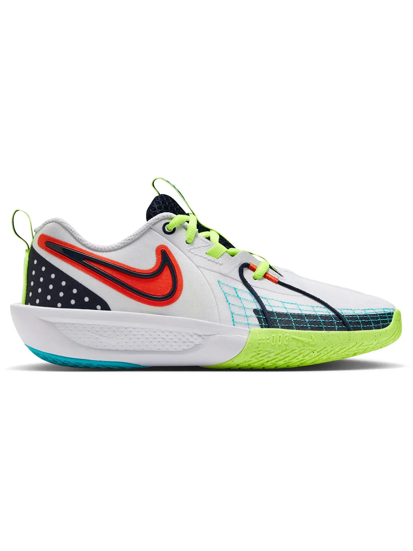 Детские кроссовки для баскетбола Nike GT Cut 3 SE — изображение 1 из 1, белый/красный