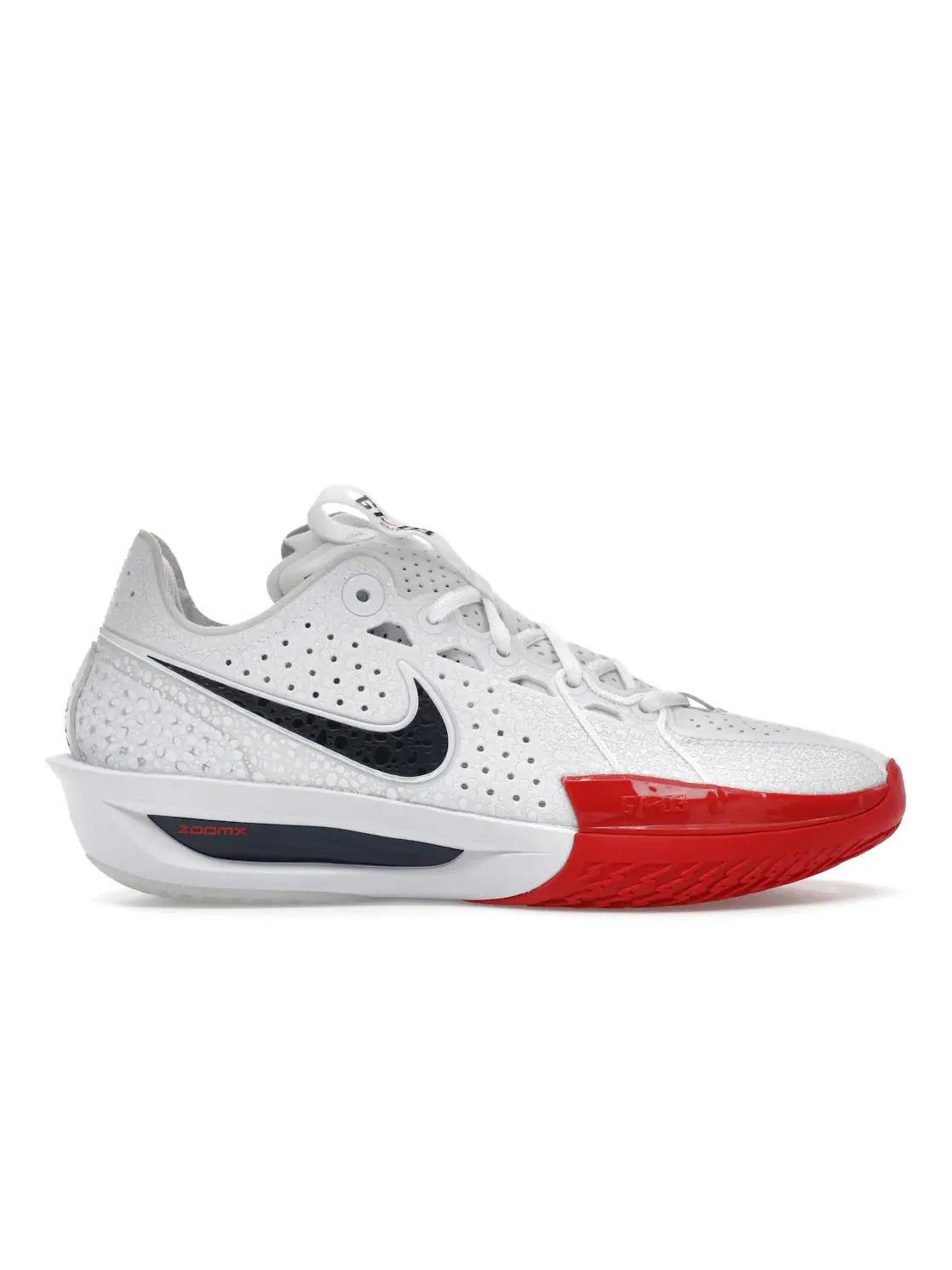 Женские кроссовки для баскетбола Nike GT Cut 3 — изображение 1 из 4, белый/красный