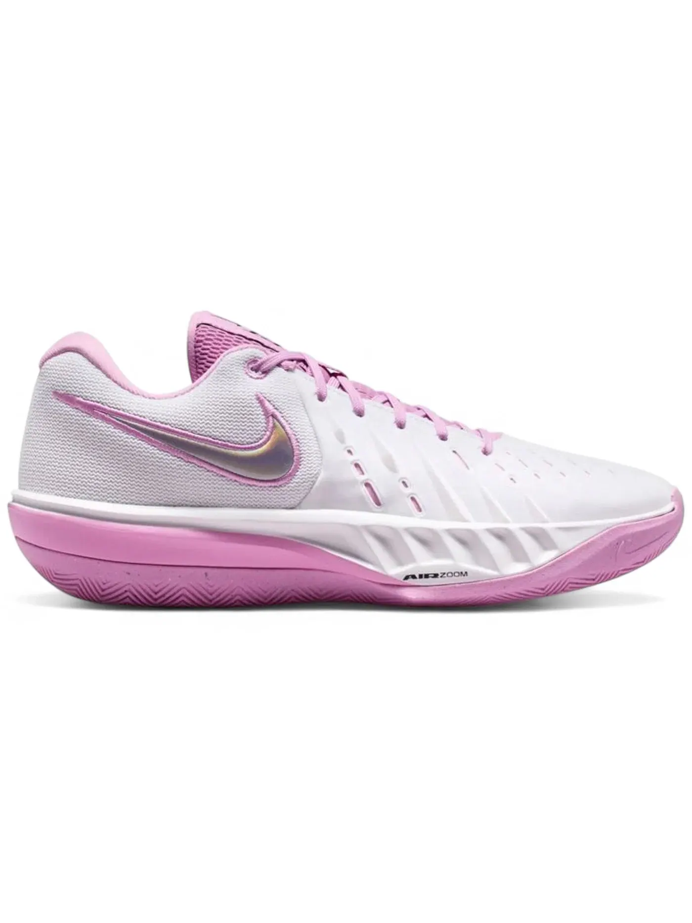 Женские кроссовки для баскетбола Nike GT Cut Academy 2 — изображение 1 из 1, белый светлый фиолетовый