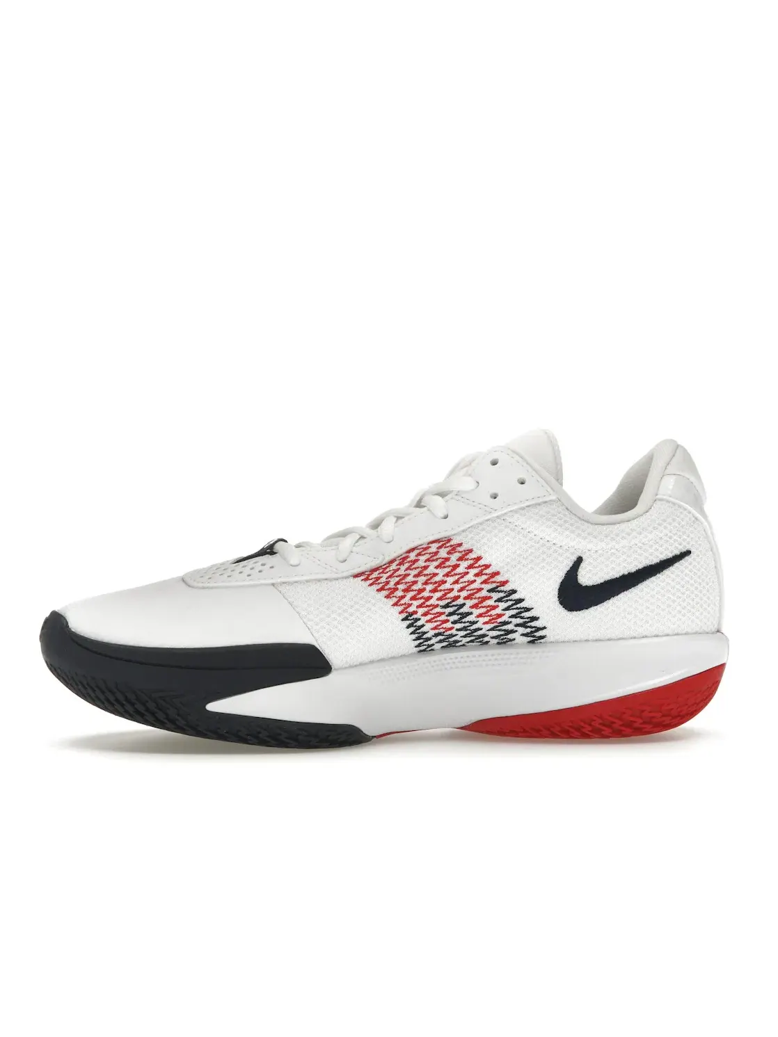 Мужские кроссовки Performance Nike GT Cut Academy — изображение 3 из 4, белый/красный