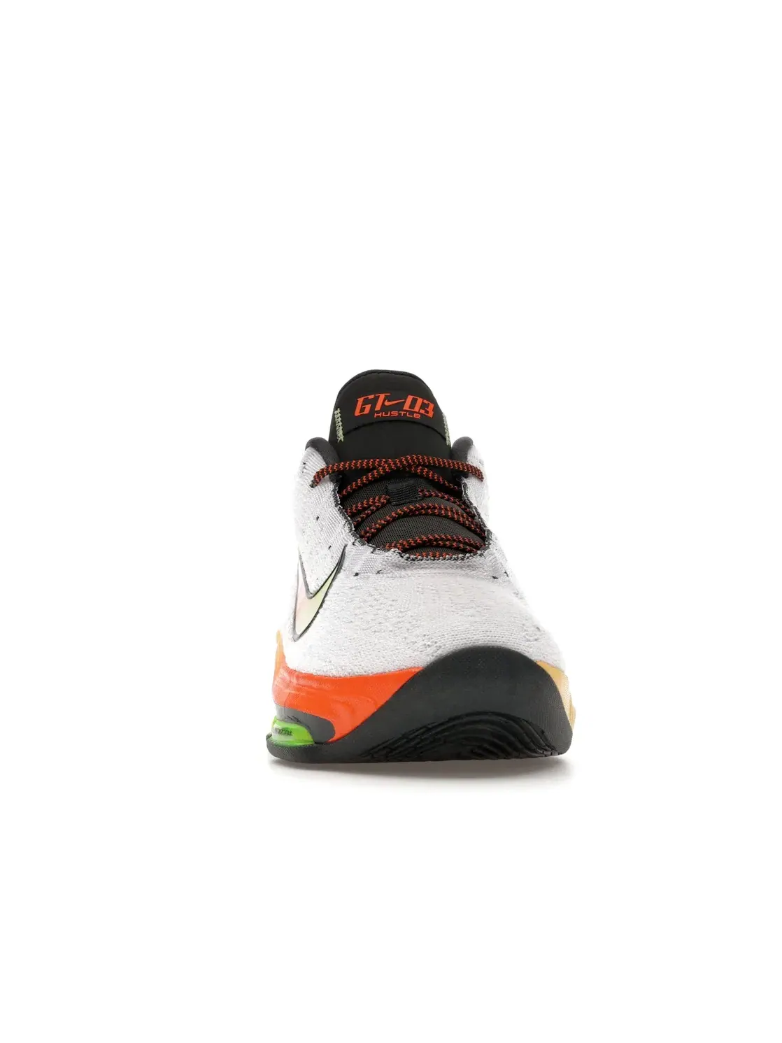 Мужские кроссовки для бега Nike GT Hustle 3 — изображение 2 из 4, белый/оранжевый