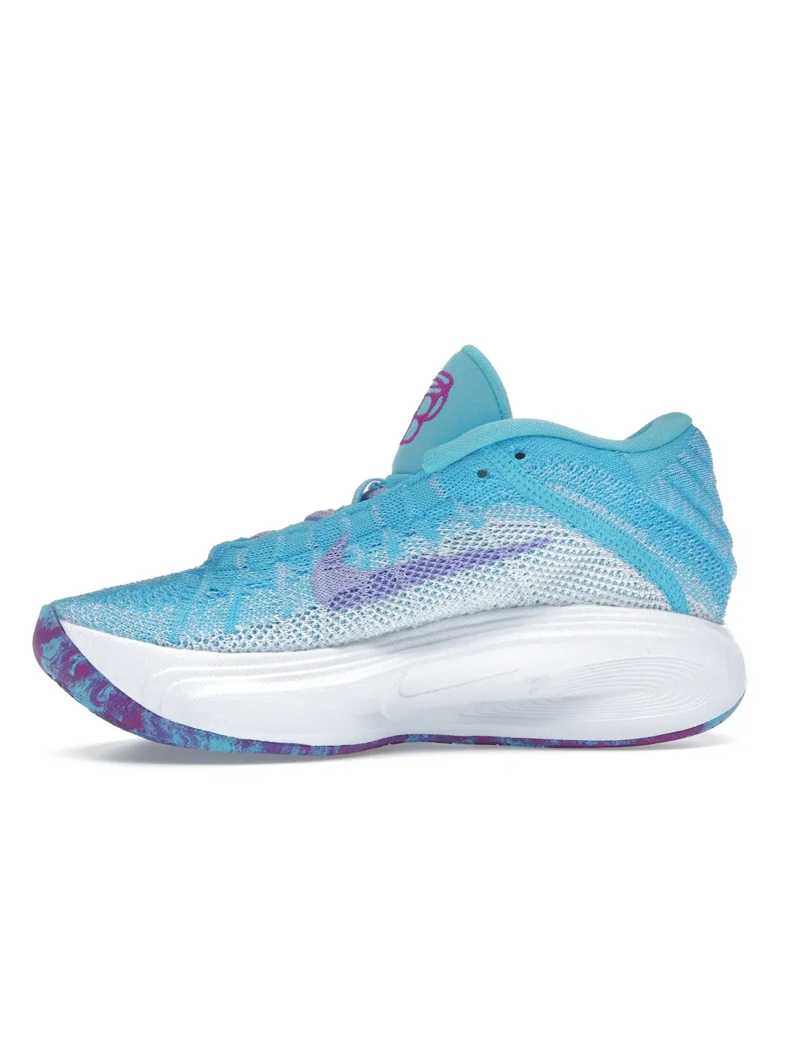 Мужские кроссовки для баскетбола с высокой производительностью Nike GT Hustle 3 — изображение 3 из 4, мульти