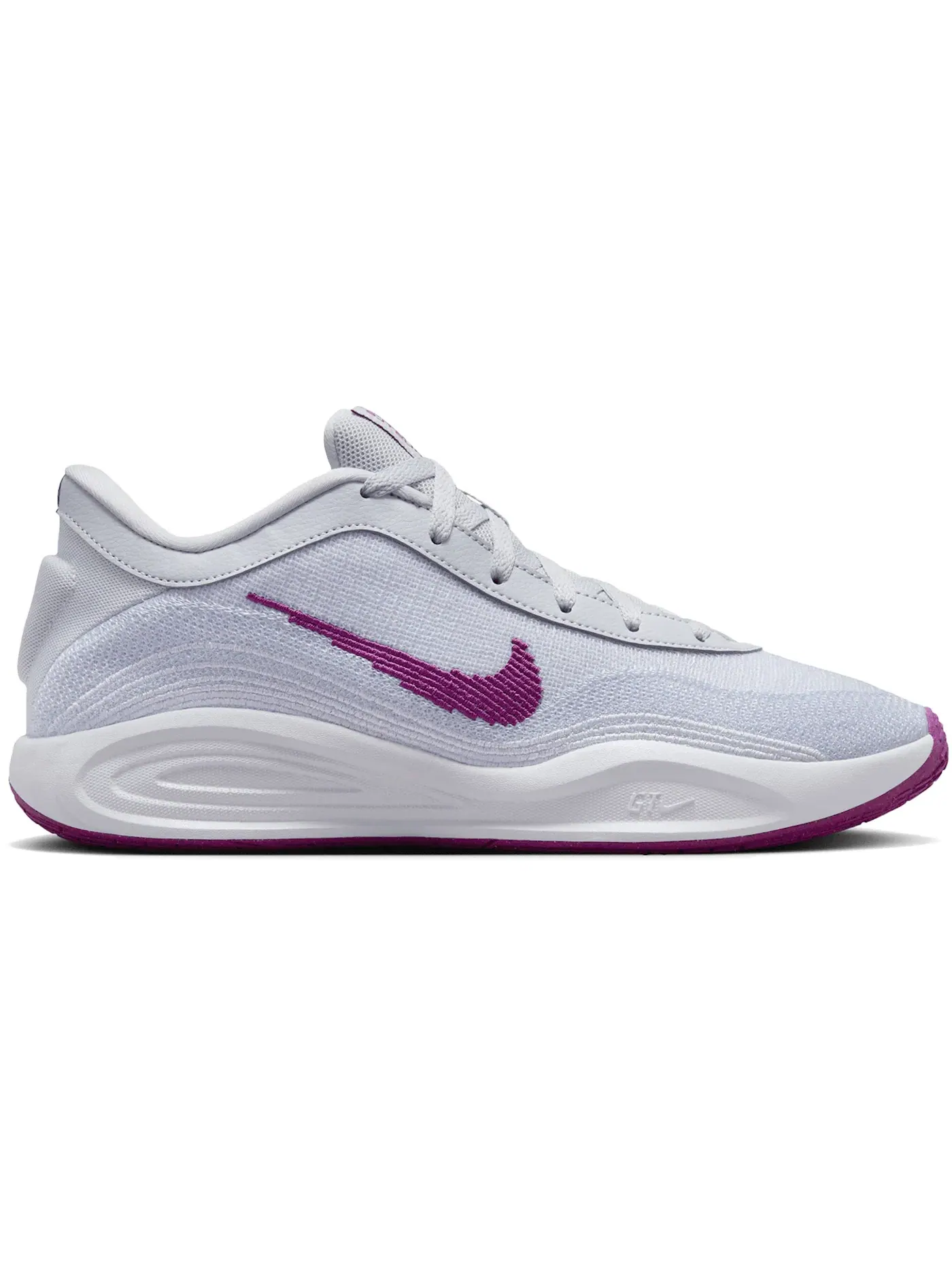 Мужские кроссовки для баскетбола Nike GT Hustle Academy — изображение 1 из 1, платиновый/белый
