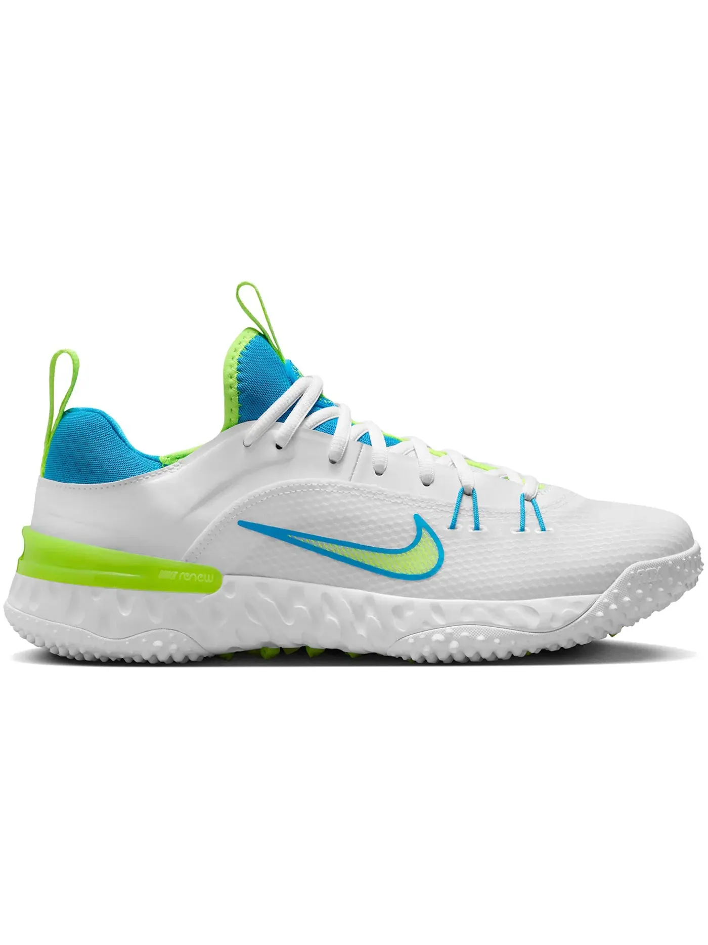 Мужские кроссовки для лакросса Nike Huarache 9 Elite TF LAX SE Nike — изображение 1 из 1, белый/белый//синий