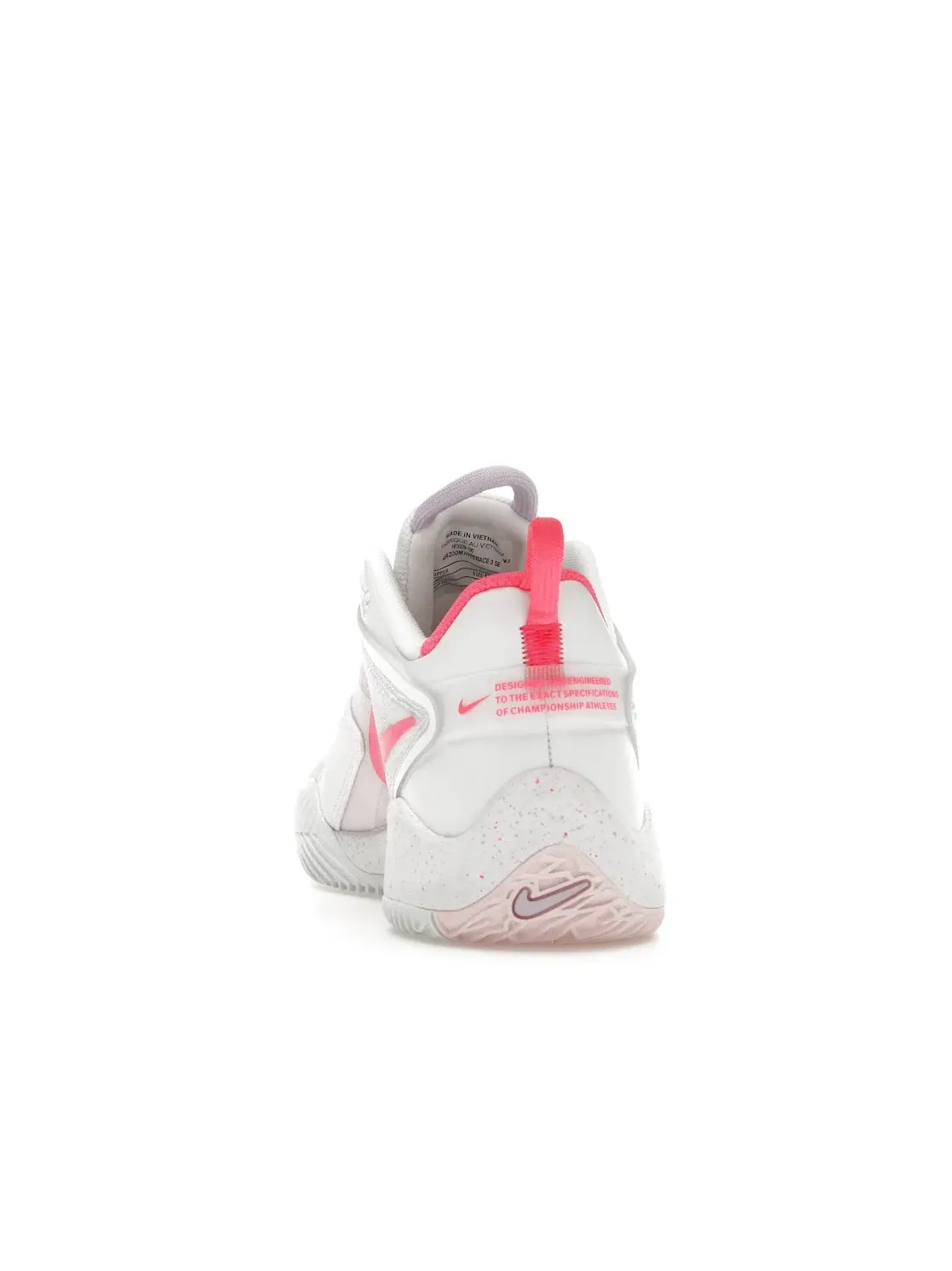 Мужские кроссовки для волейбола с дышащим верхом Nike HyperAce 3 SE — изображение 4 из 4, белый фиолетовый розовый