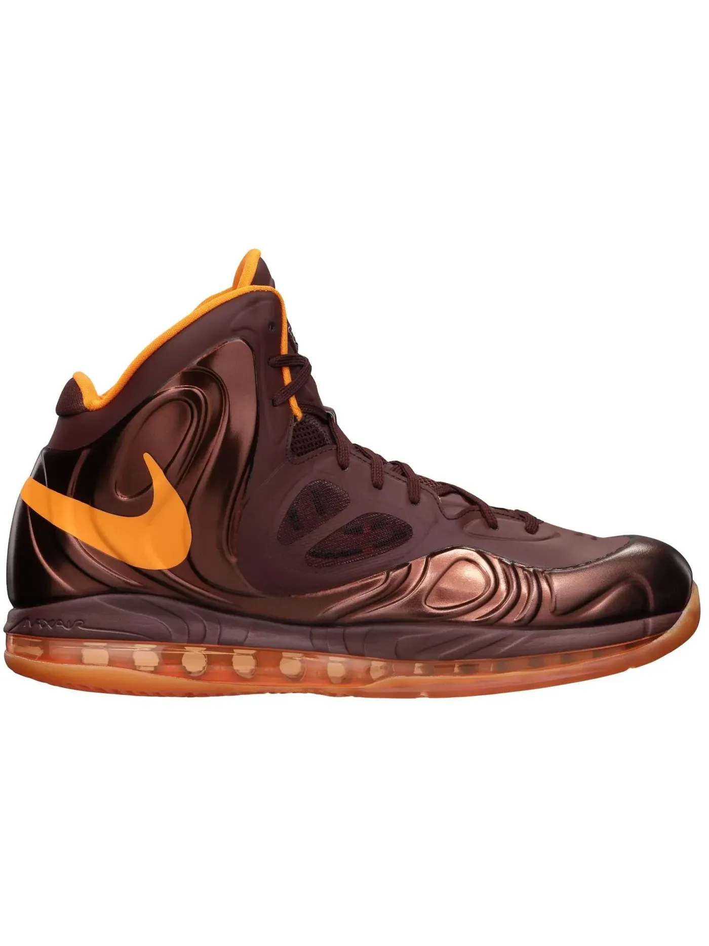 Мужские кроссовки Lifestyle Nike Hyperposite — изображение 1 из 1, коричневый/-оранжевый