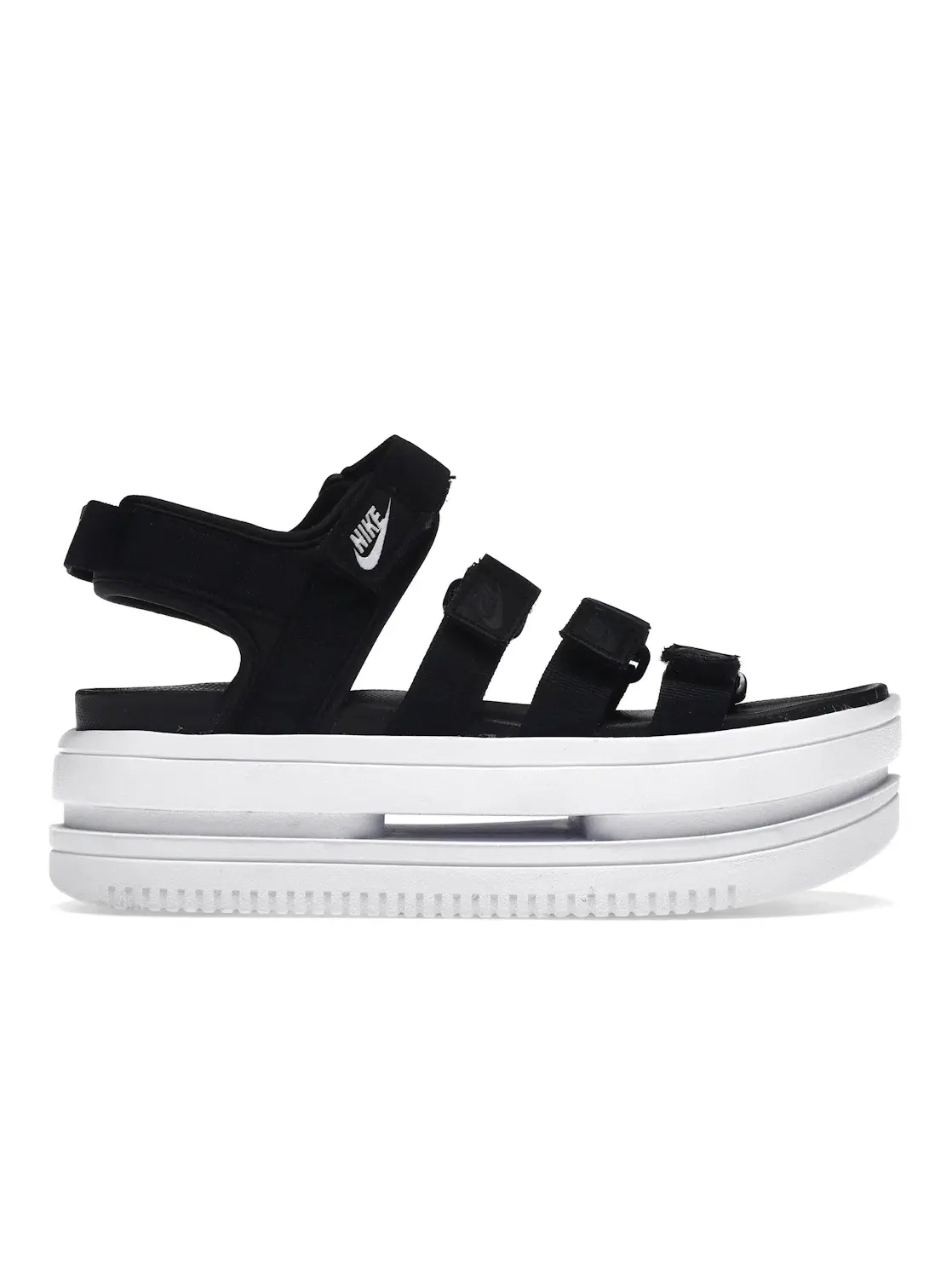 Женские сандалии-слайды Nike Iconic Classic Sandal Nike — изображение 1 из 4, черный/белый/белый