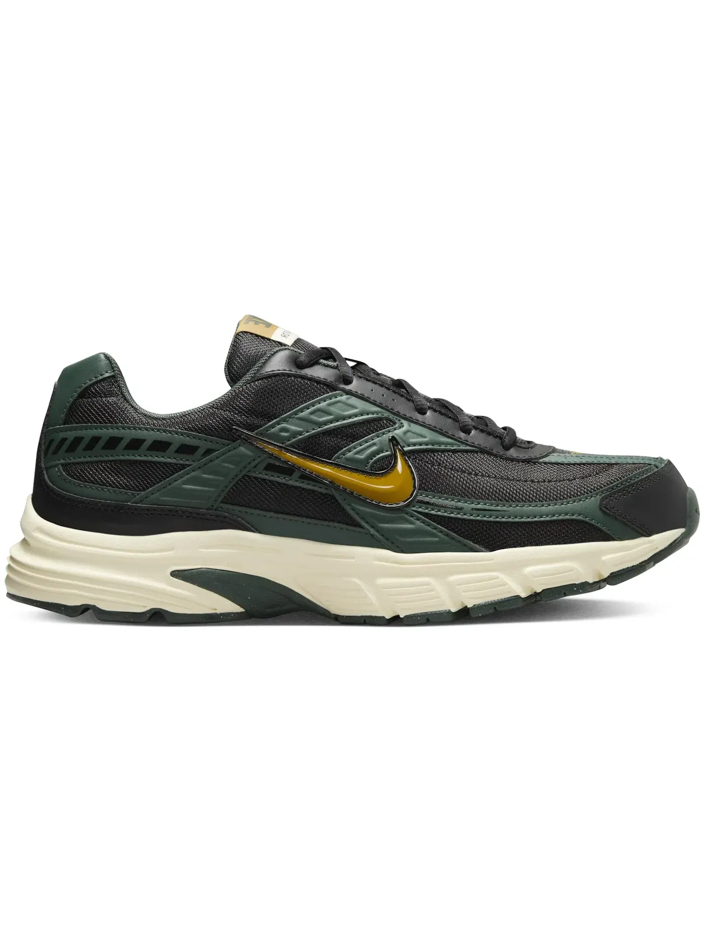 Мужские кроссовки Lifestyle Nike Initiator Nike — изображение 1 из 1, черный/винтажный зеленый