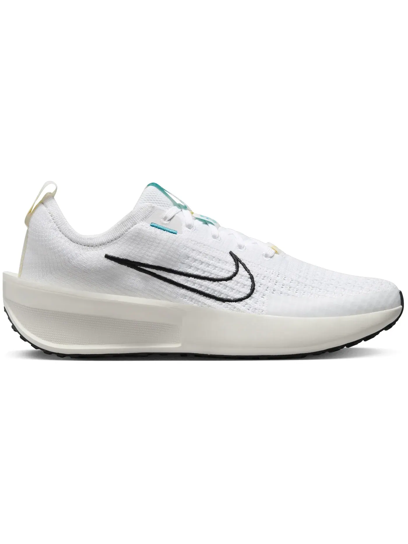 Женские кроссовки Lifestyle Nike Interact Run Nike — изображение 1 из 1, белый//черный/золотистый