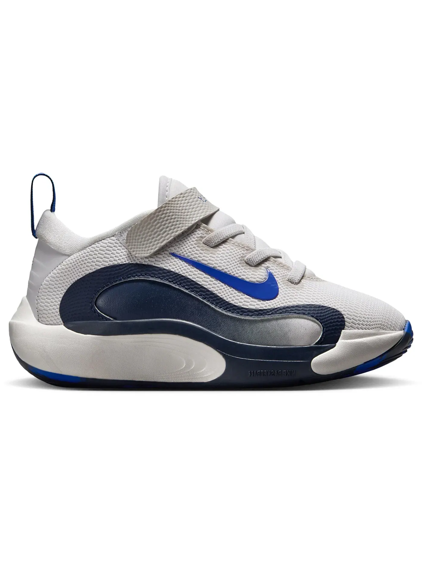 Детские кроссовки для мальчиков с длинным шнурком Nike IsoFly Nike — изображение 1 из 1, серый темно-синий