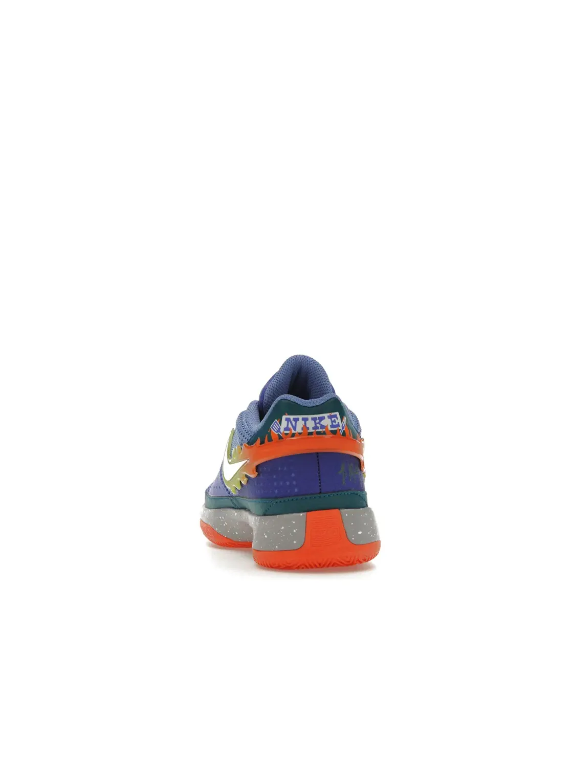 Детские кроссовки для баскетбола Nike Ja 1 — изображение 4 из 4, синий/белый//оранжевый