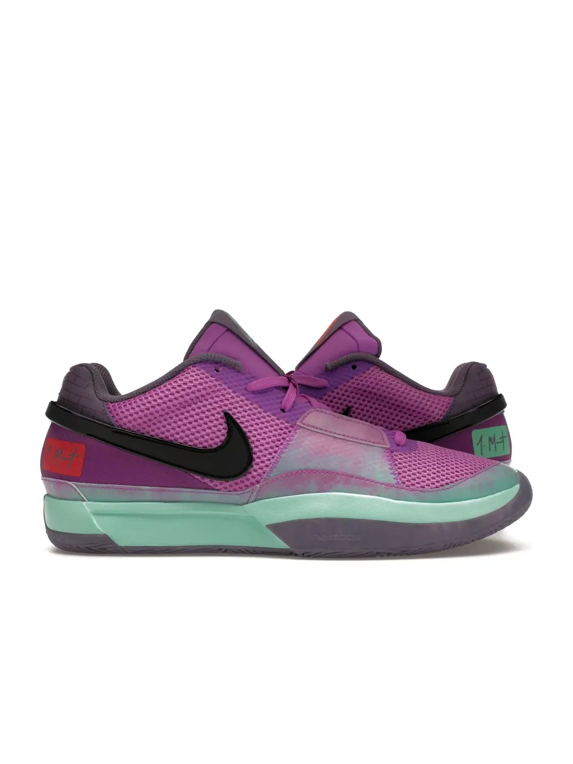 Мужские кроссовки для баскетбола Nike Ja 1 — изображение 1 из 4, черный---фиолетовый