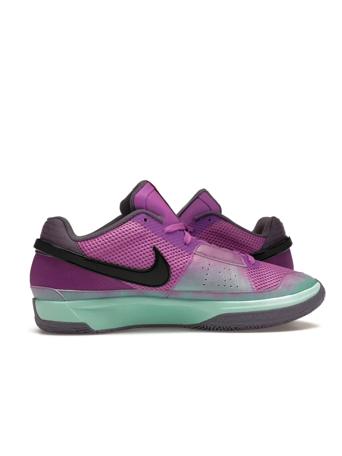 Мужские кроссовки для баскетбола Nike Ja 1 — изображение 3 из 4, черный---фиолетовый