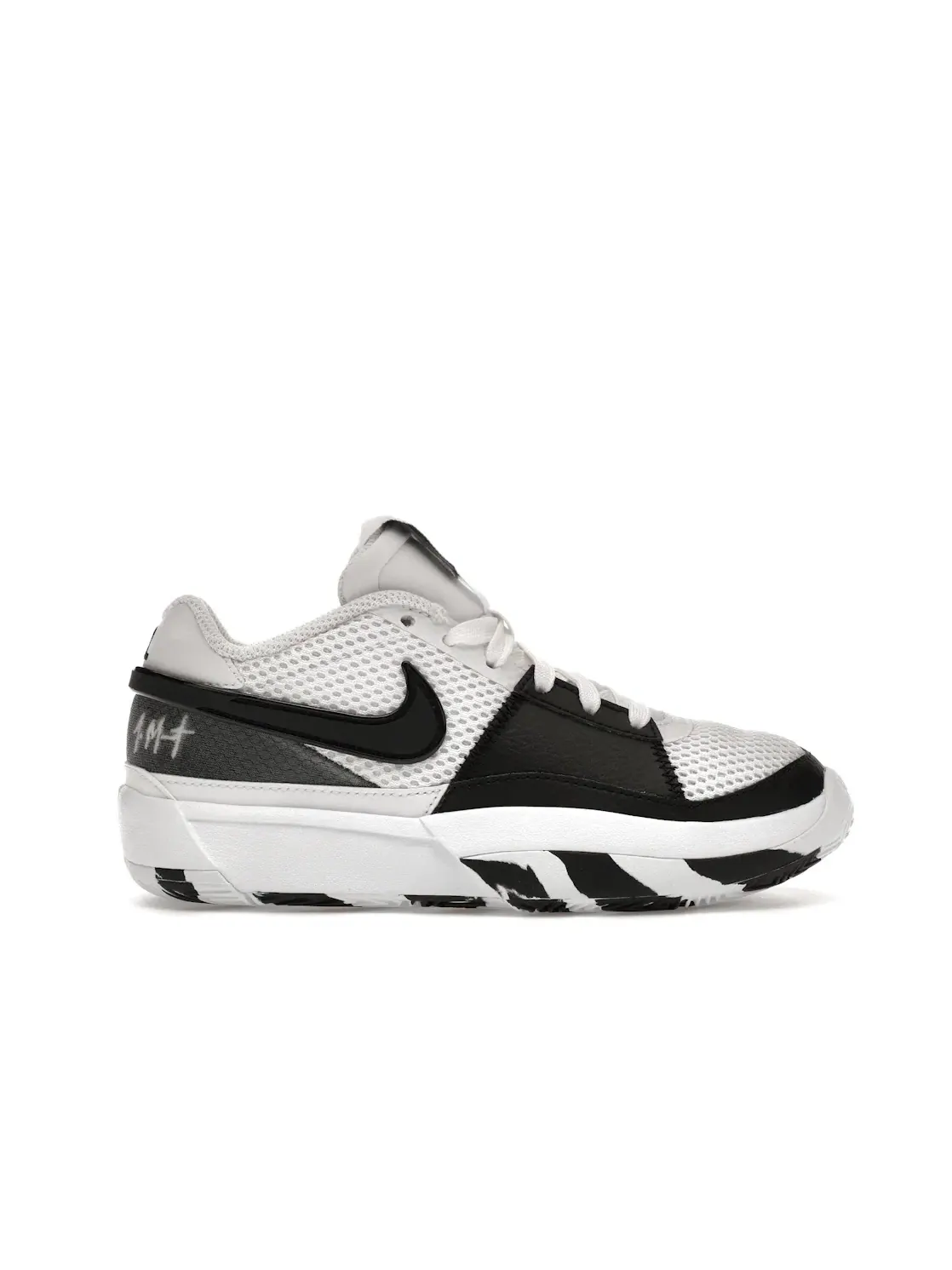 Детские кроссовки для мальчиков с принтом Nike Ja 1 — изображение 1 из 4, белый/белый/черный