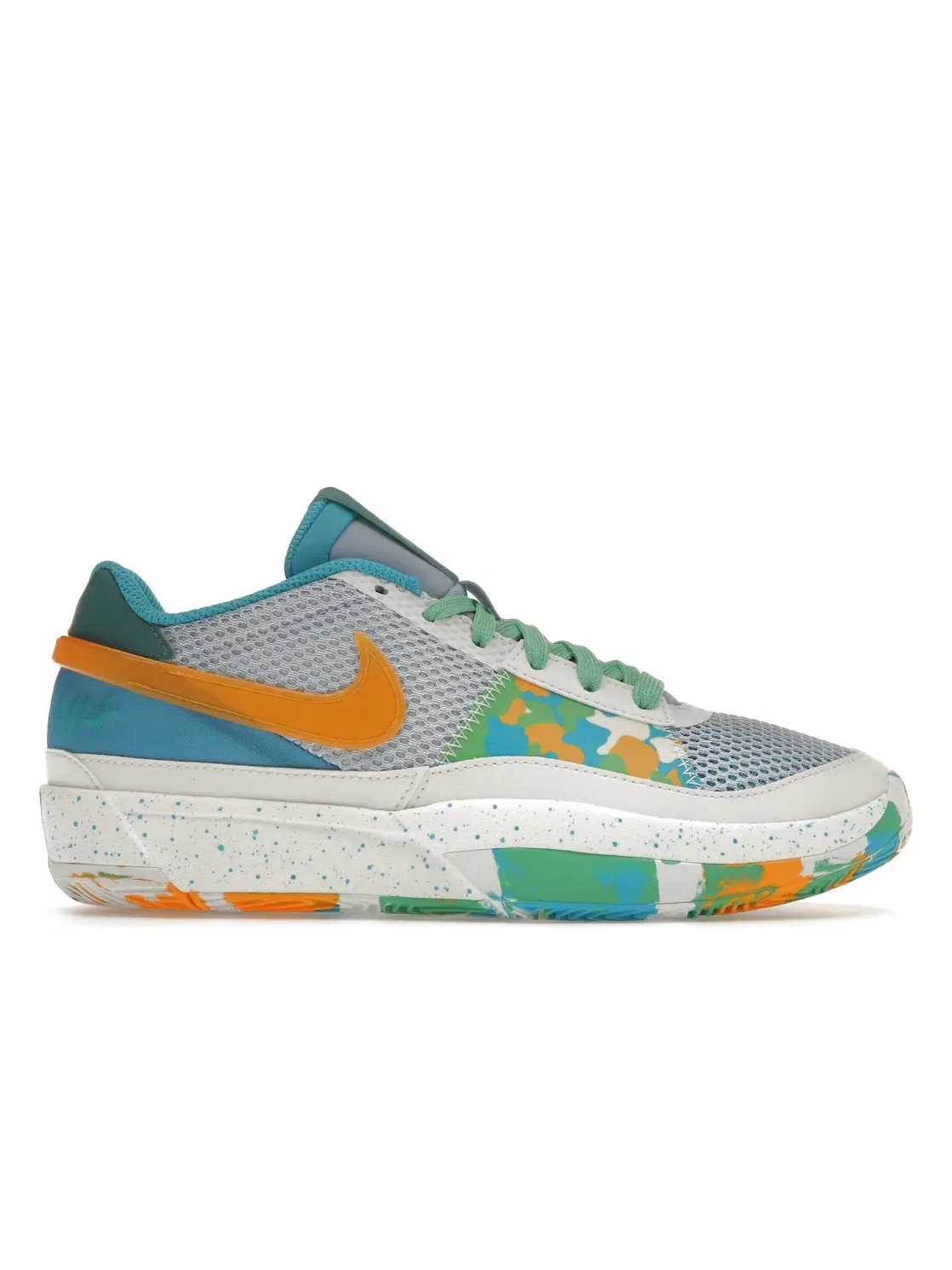 Детские кроссовки для баскетбола Nike Ja 1 Water Battle (GS) — изображение 1 из 4, белый