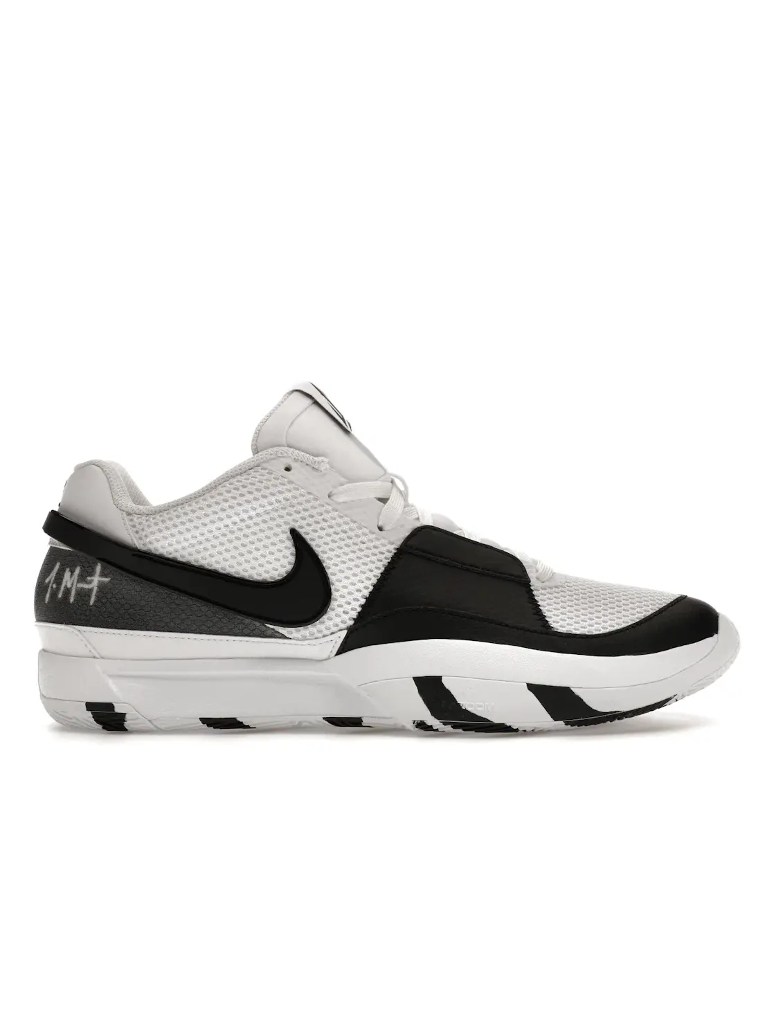 Мужские кроссовки с дышащим верхом Nike Ja 1 Scratch 2.0 Nike — изображение 1 из 4, белый/черный/белый