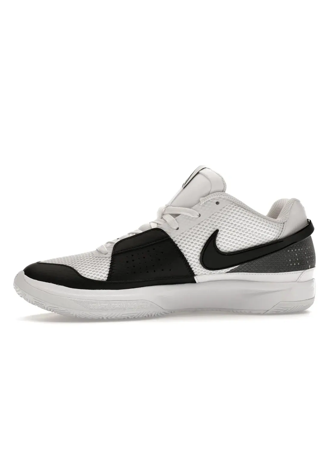 Мужские кроссовки с дышащим верхом Nike Ja 1 Scratch 2.0 Nike — изображение 3 из 4, белый/черный/белый