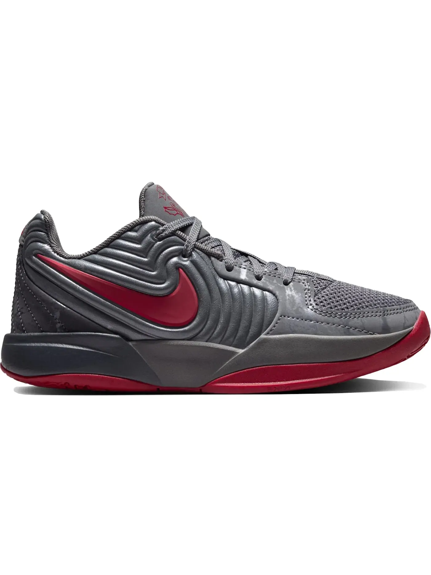 Детские кроссовки для мальчиков баскетбольные Nike Ja 2 King of the Court — изображение 1 из 1, серый//красный