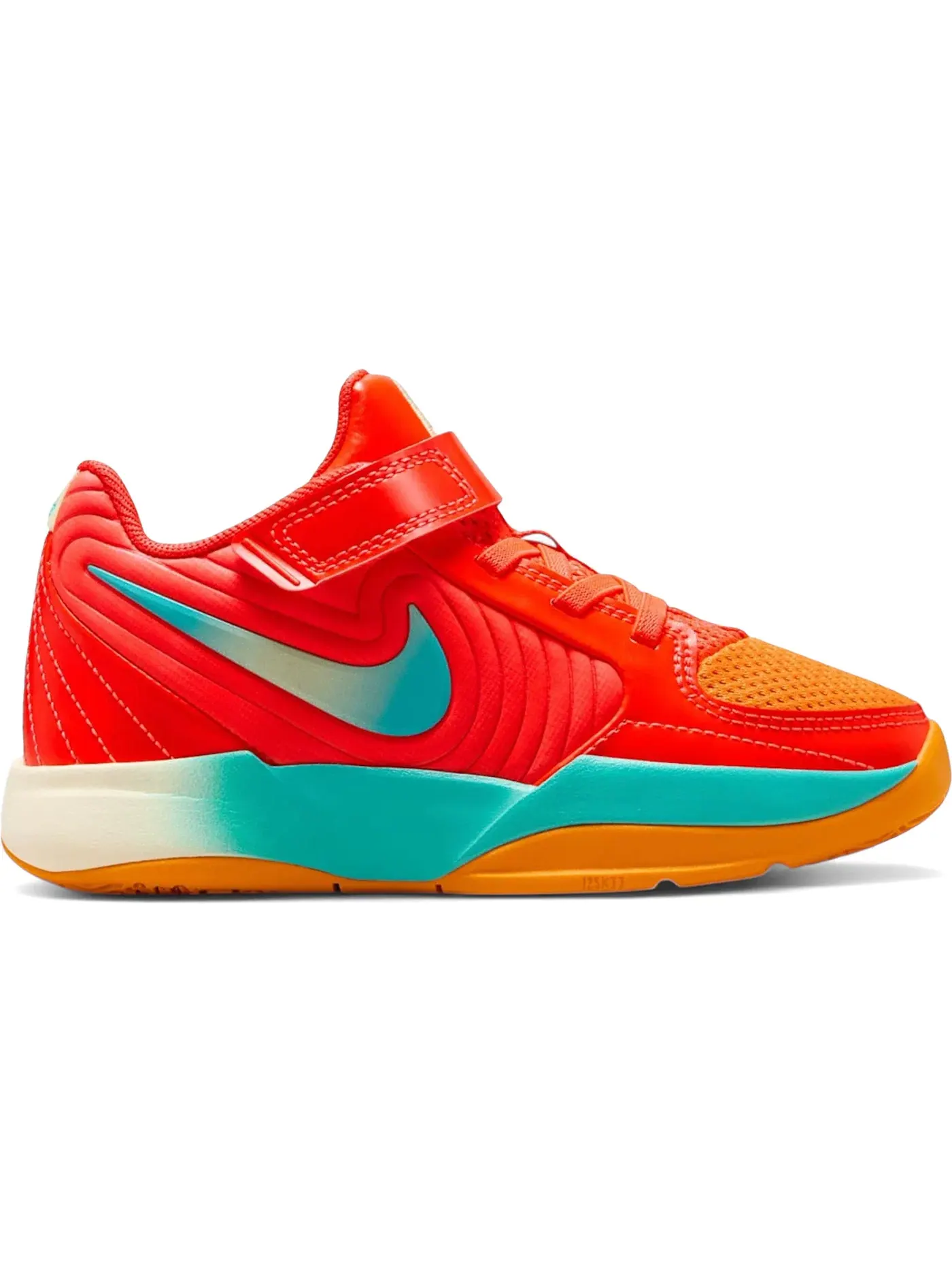 Детские кроссовки для мальчиков с длинным шнурком Nike Ja 2 Nike, Bright Crimson/Dusty Cactus/Life Lime — изображение 1 из 1