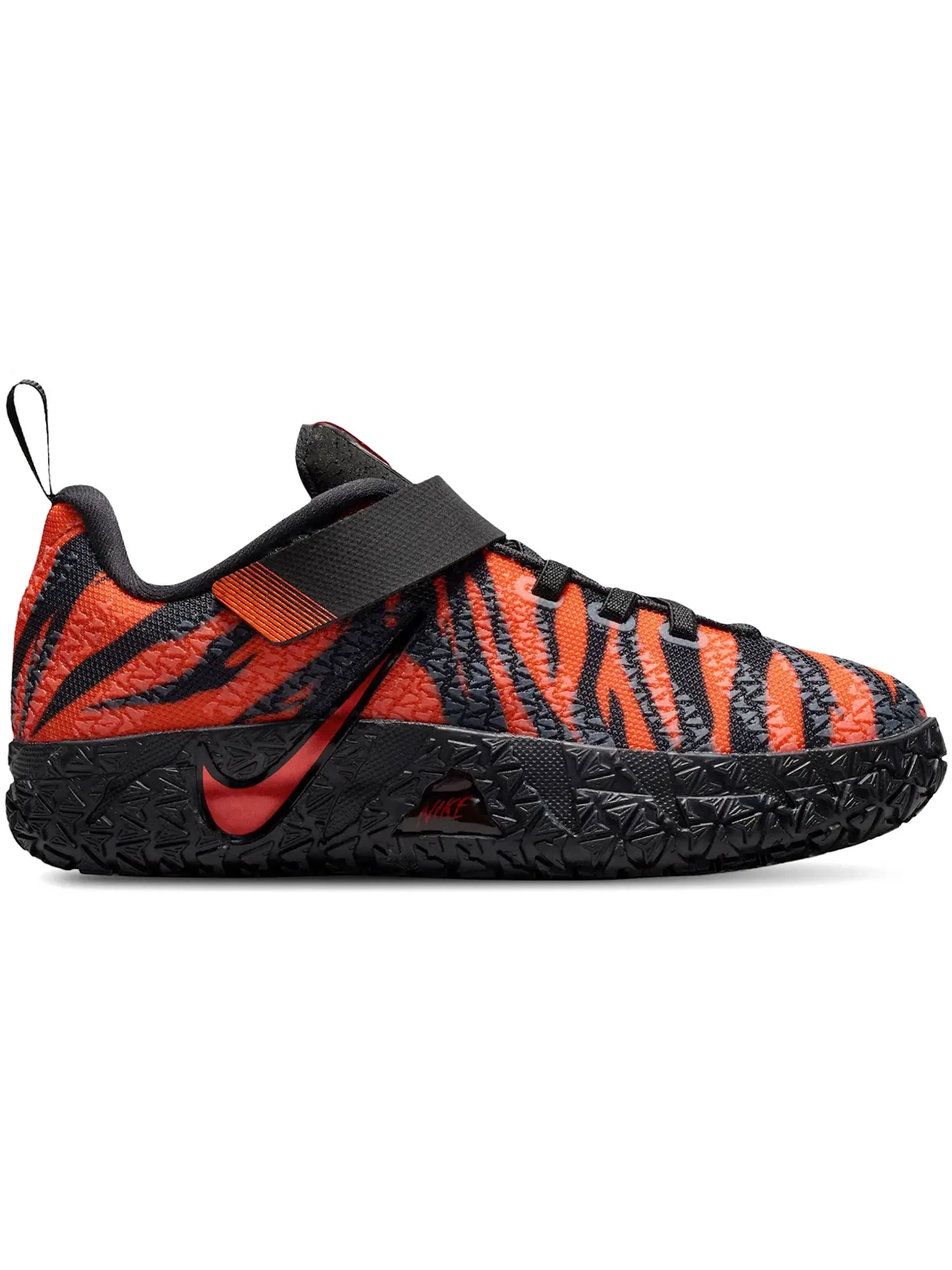 Детские кроссовки для мальчиков с принтом Nike Ja 3 Nike — изображение 1 из 1, оранжевый черный красный