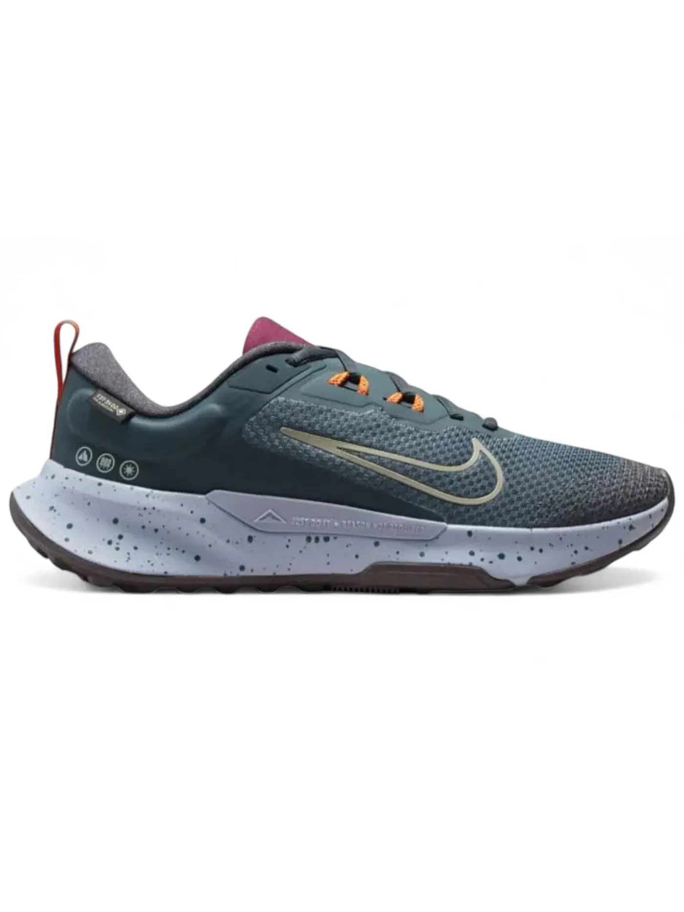Женские кроссовки для бега с мембраной Gore-Tex Nike Juniper Trail 2 Gore-Tex — изображение 1 из 1, глубокий//оранжевый/хаки