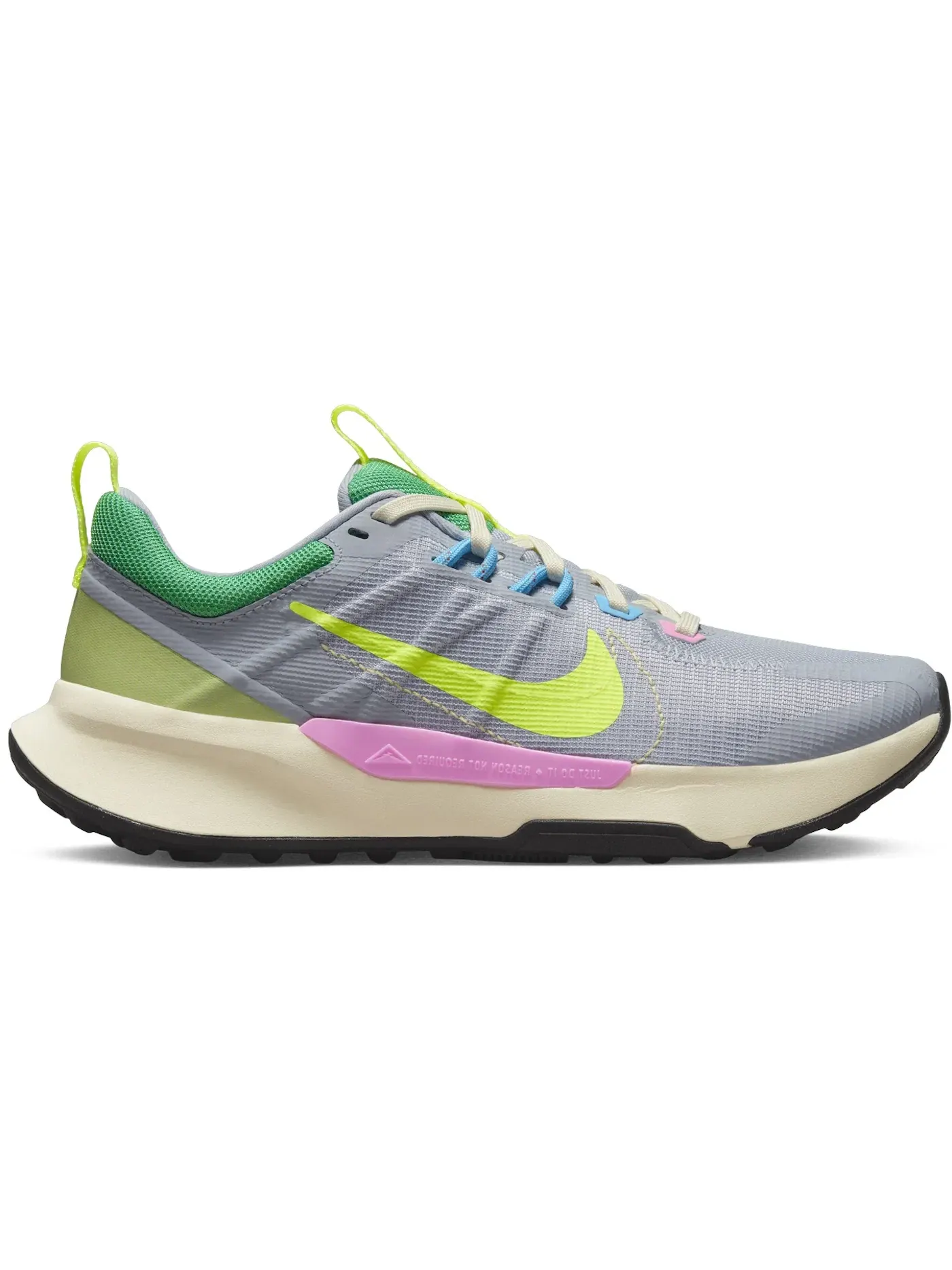 Женские кроссовки для бега Nike Juniper Trail 2 Next Nature — изображение 1 из 1, серый/золотистый/зеленый