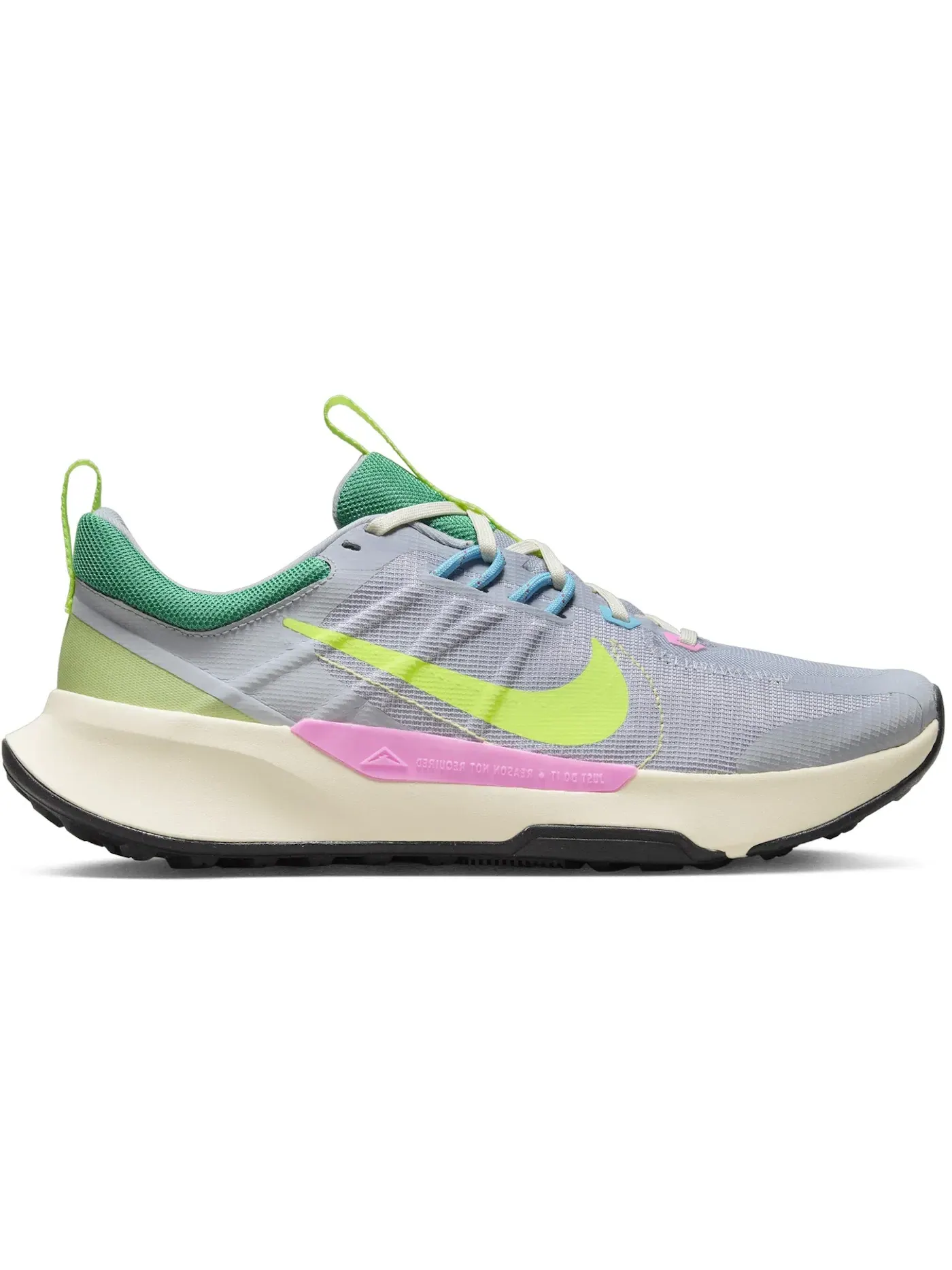 Мужские кроссовки для бега по пересеченной местности Nike Juniper Trail 2 — изображение 1 из 1, серый/розовый/зеленый