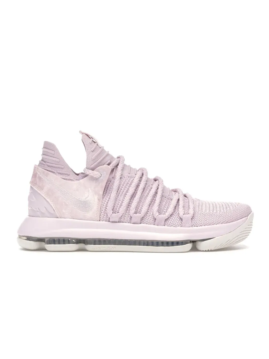 Мужские баскетбольные кроссовки с технологией Zoom Nike KD 10 — изображение 1 из 4, розовый/белый