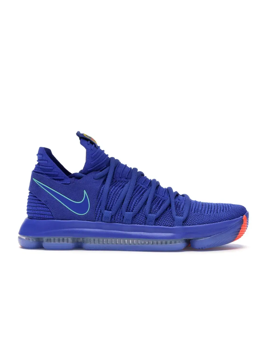 Мужские кроссовки с сетчатым верхом Nike KD 10 — изображение 1 из 4, синий/светлый-черный