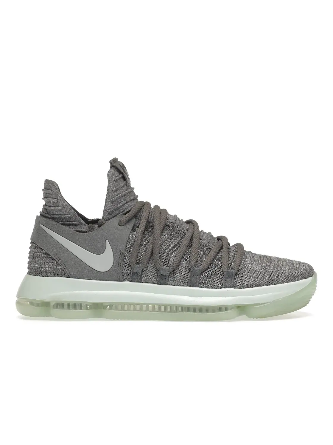 Мужские кроссовки для баскетбола Nike KD 10 — изображение 1 из 4, серый/-белый