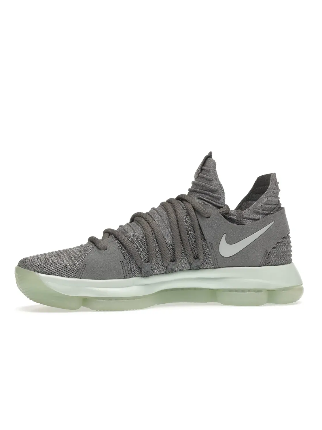 Мужские кроссовки для баскетбола Nike KD 10 — изображение 3 из 4, серый/-белый