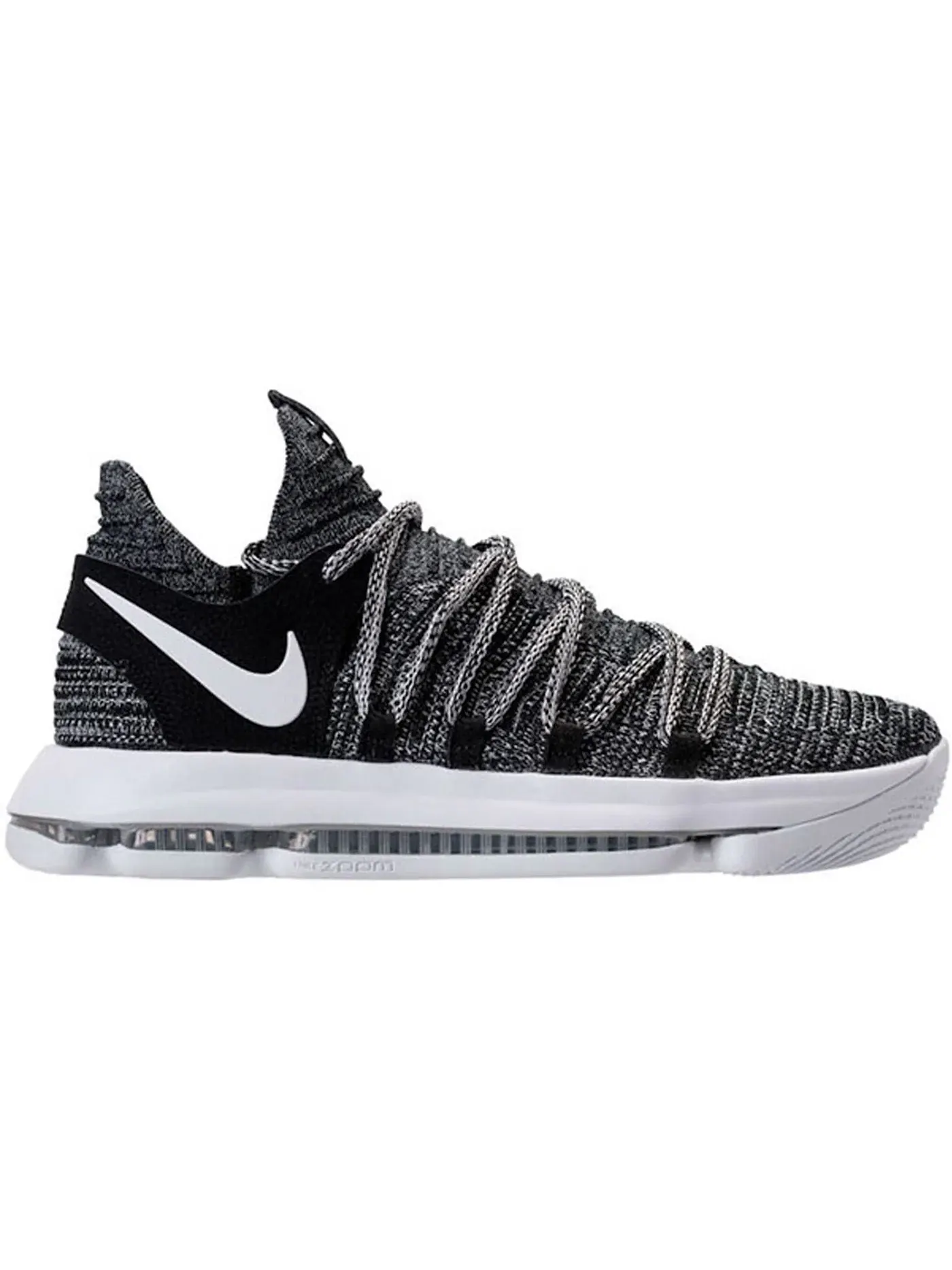 Мужские кроссовки с шнуровкой Nike KD 10 Oreo Nike — изображение 1 из 1, черный/белый