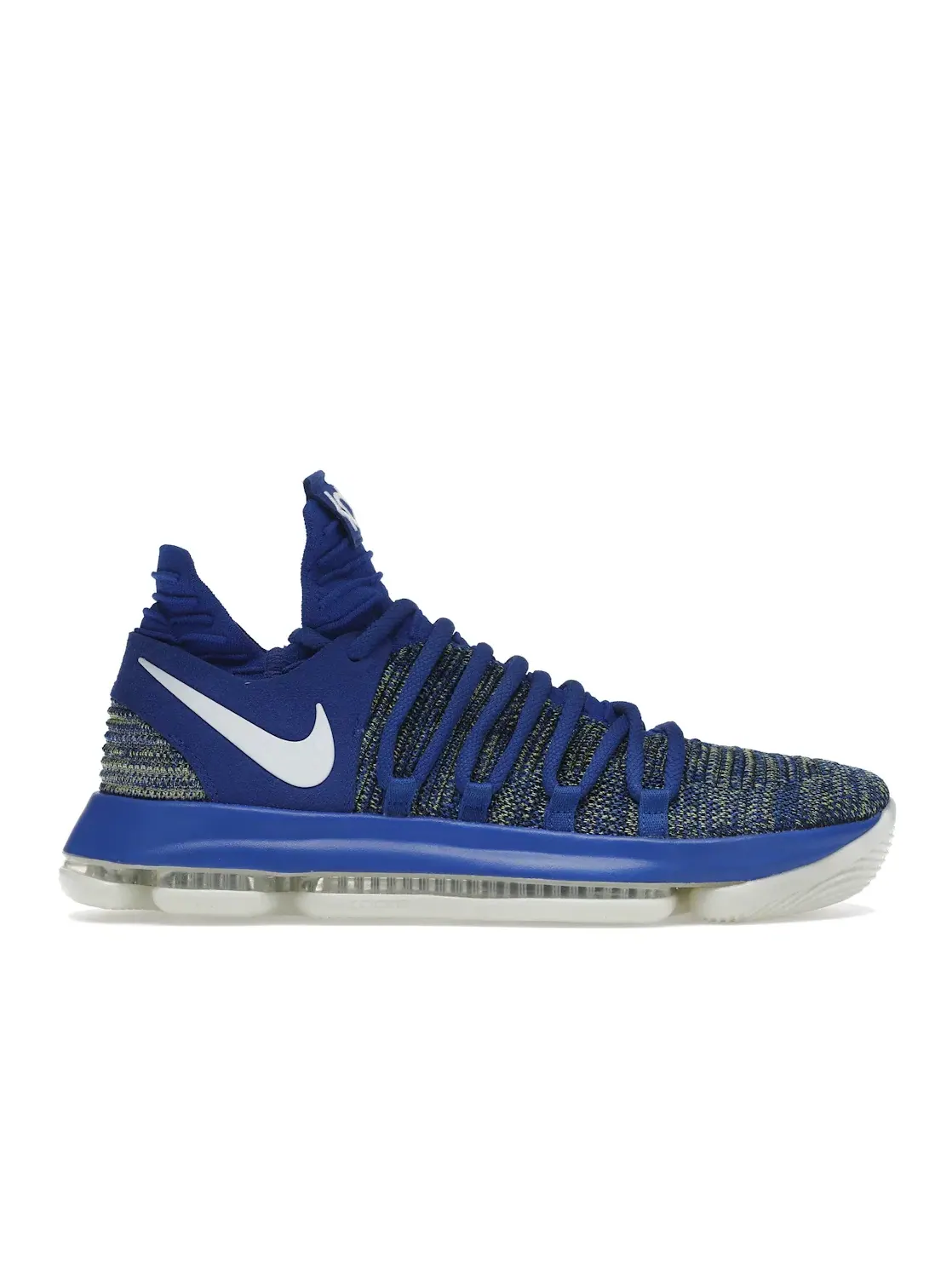 Мужские кроссовки баскетбольные Nike KD 10 — изображение 1 из 4, синий/белый